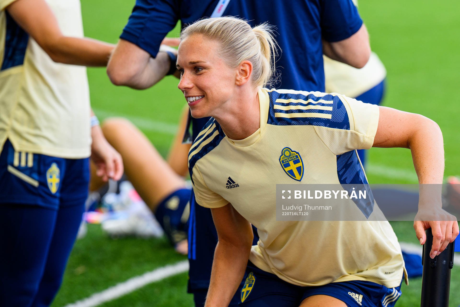 Jonna Andersson of the Swedish women's national football