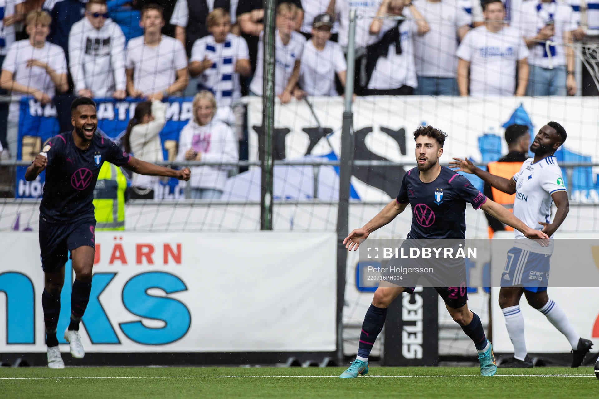 Malmö FFs Moustafa Zeidan jublar