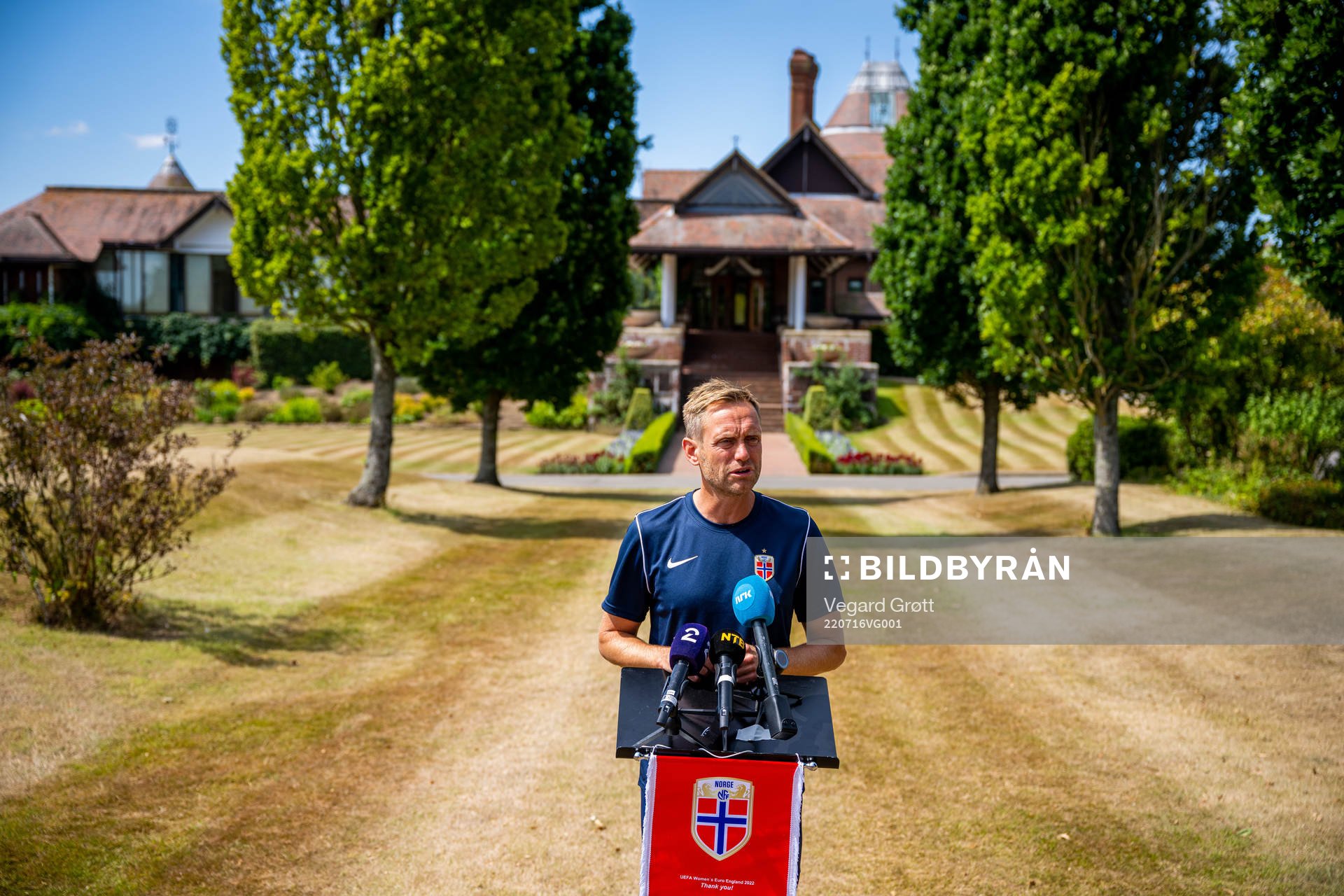 Martin Sjögren, head coach of the Norwegian national