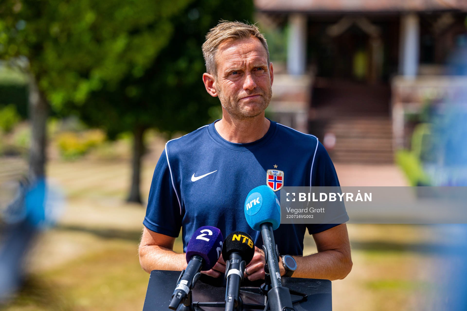 Martin Sjögren, head coach of the Norwegian national