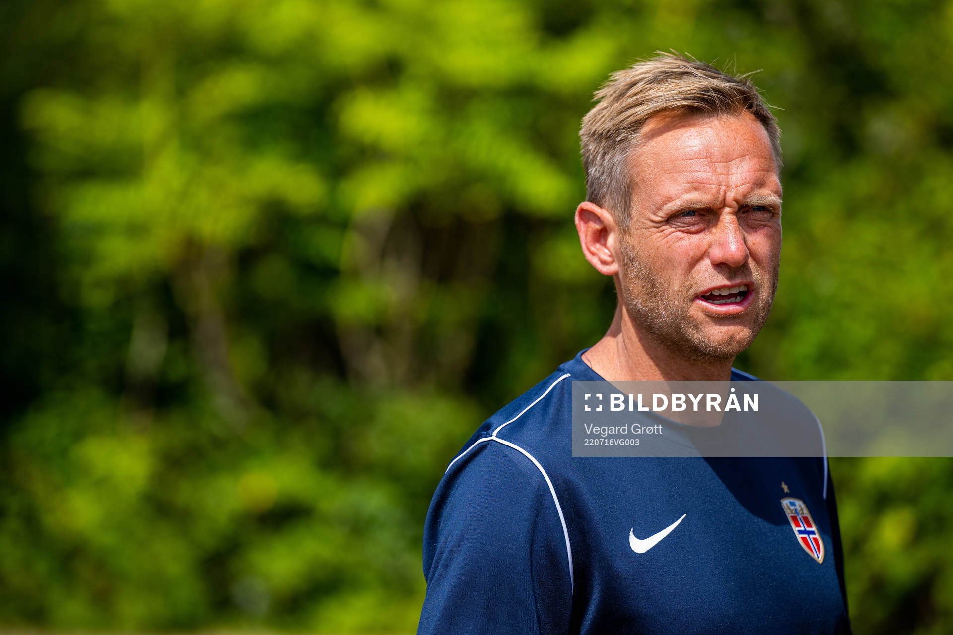 Martin Sjögren, head coach of the Norwegian national