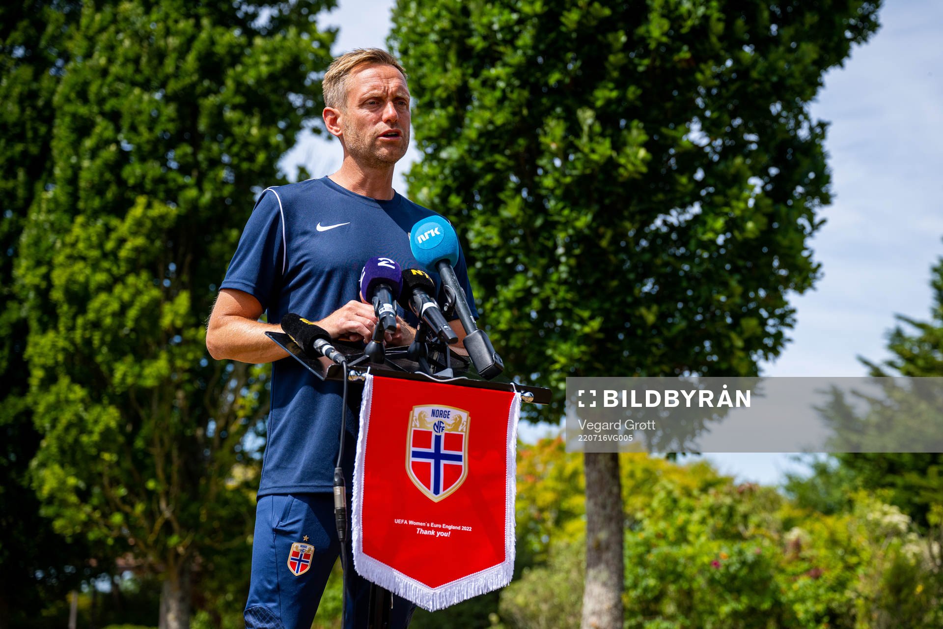 Martin Sjögren, head coach of the Norwegian national