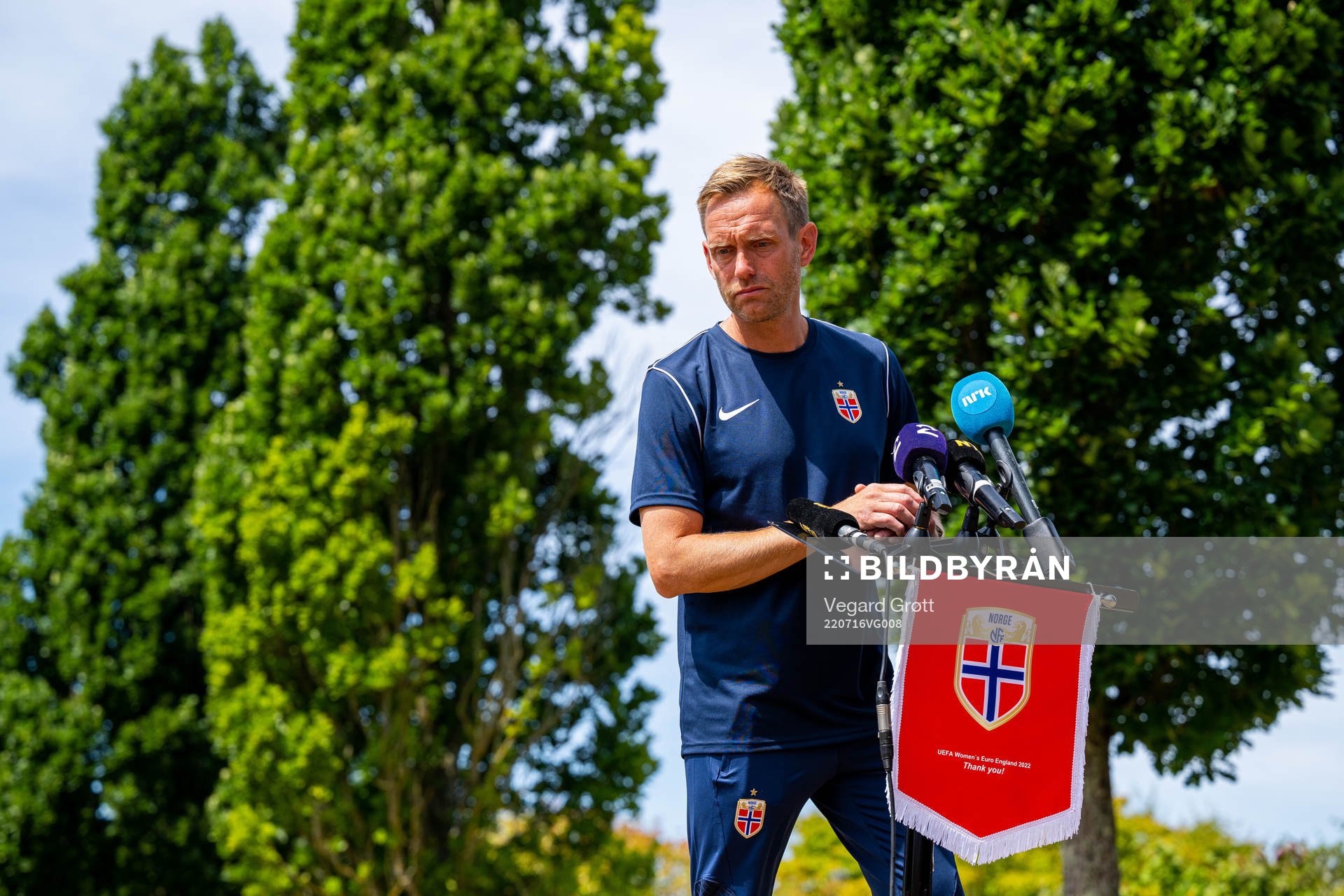 Martin Sjögren, head coach of the Norwegian national
