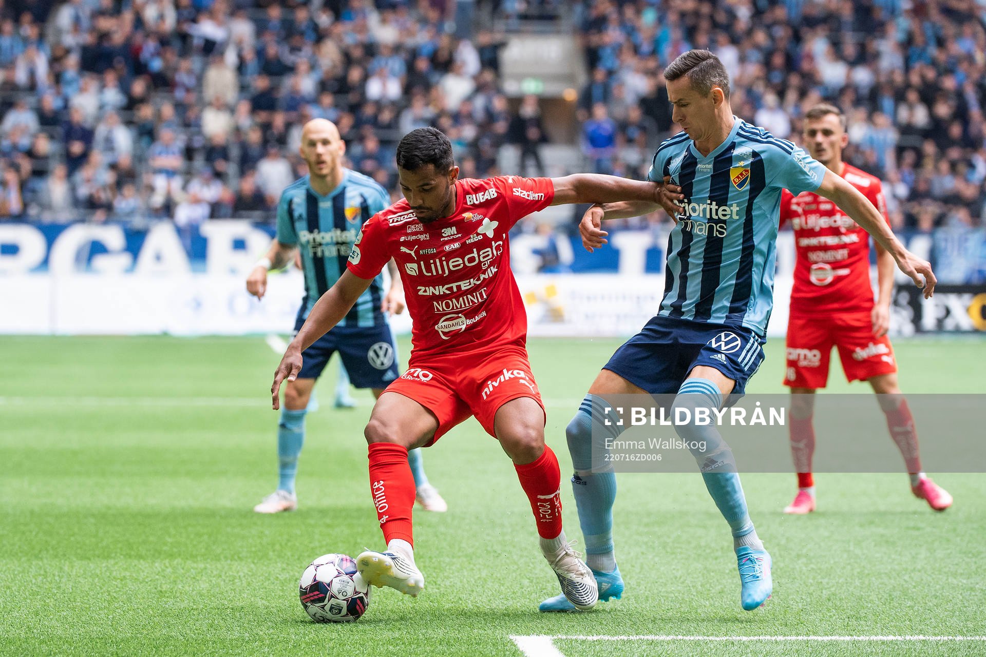 Värnamos Wenderson Oliveira do Nascimento och Djurgårdens