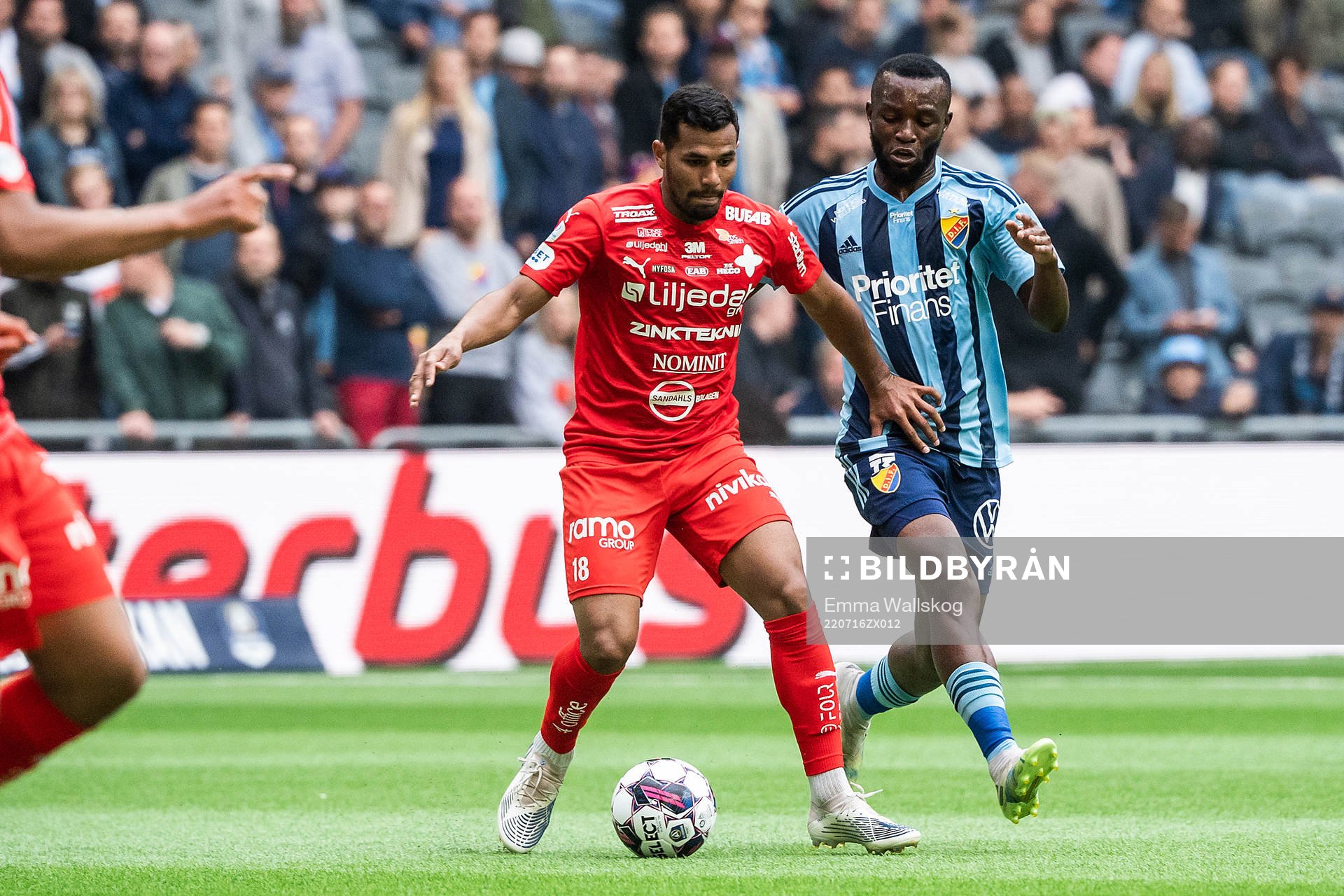 Värnamos Wenderson Oliveira do Nascimento och Djurgårdens