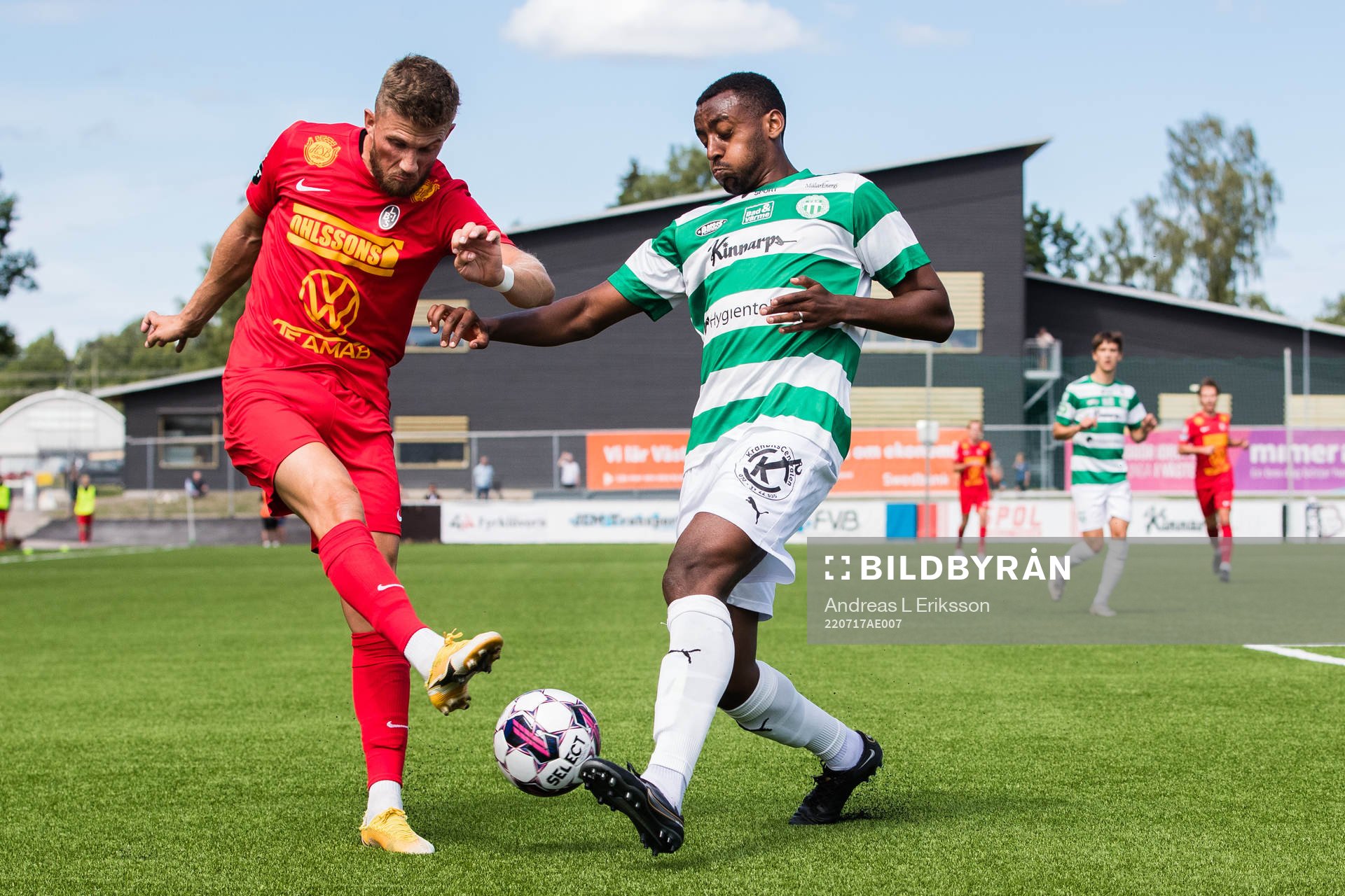 Landskronas Erik Pärsson och Västerås Theodore Rask