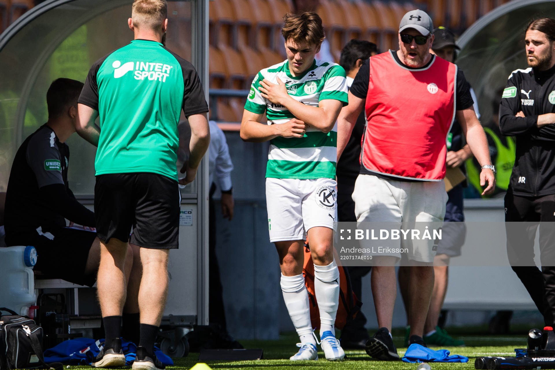 Västerås Miguel Sandberg kliver av med en befarad skada