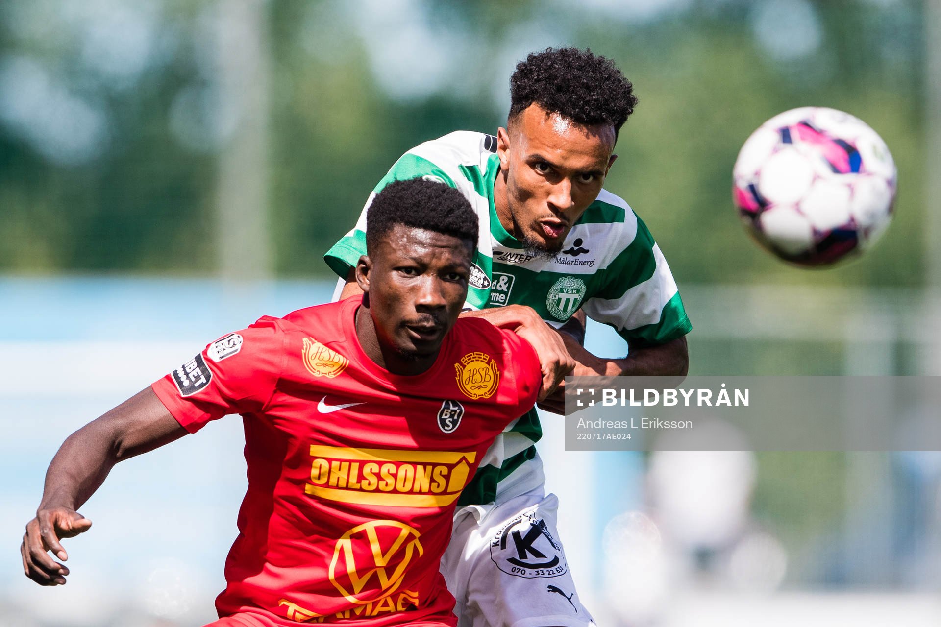 Landskronas Ousmane Diawara och Västerås Alex Douglas