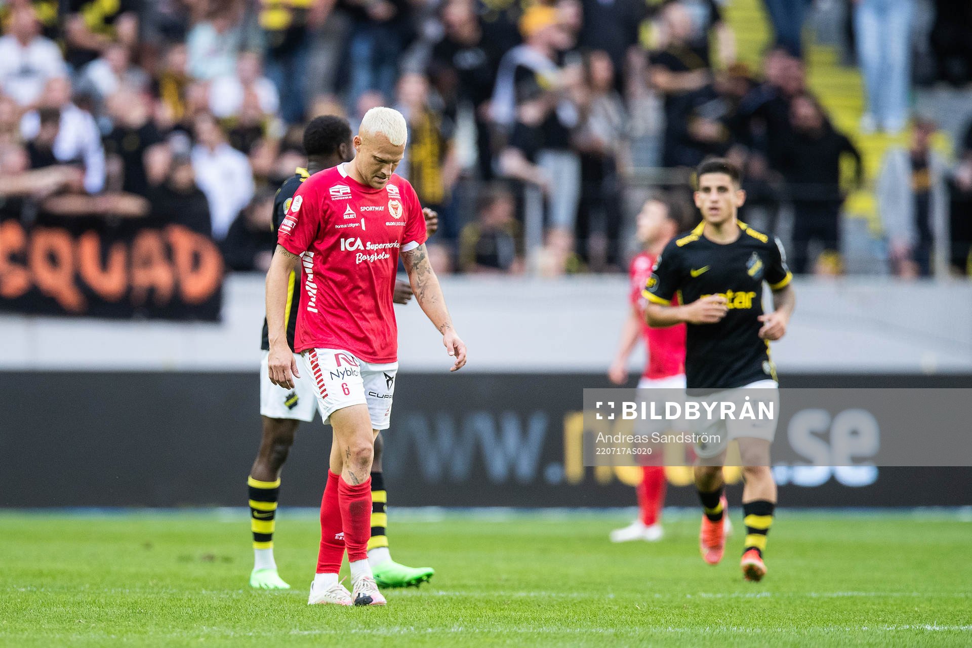 Kalmars Rasmus Sjöstedt deppar