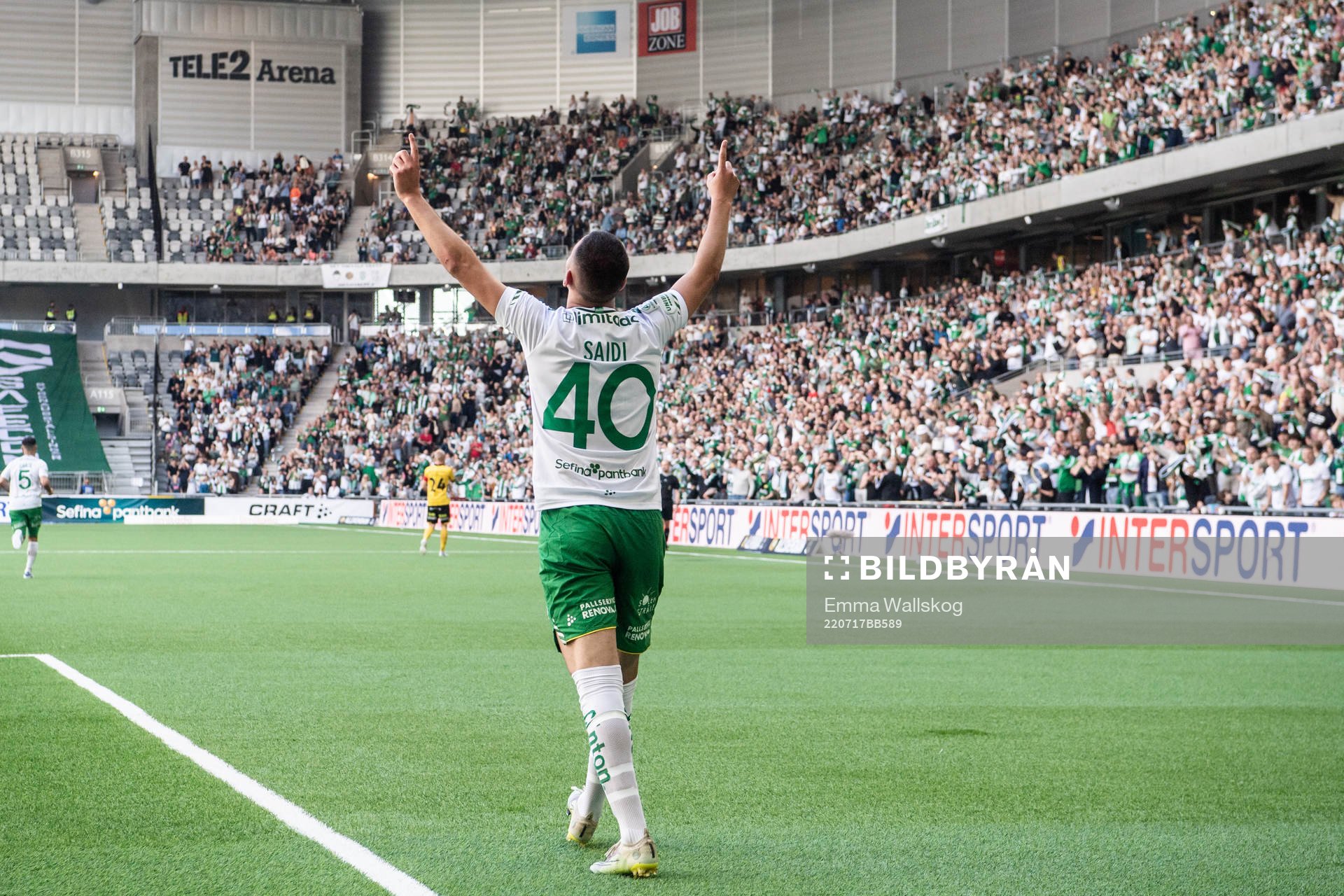 Hammarbys Abdelrahman Saidi jublar