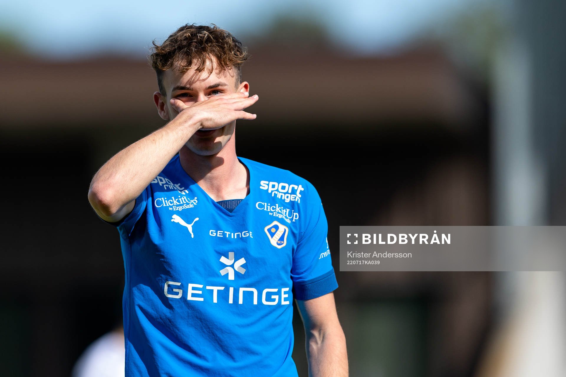 Halmstads Alexander Johansson jublar
