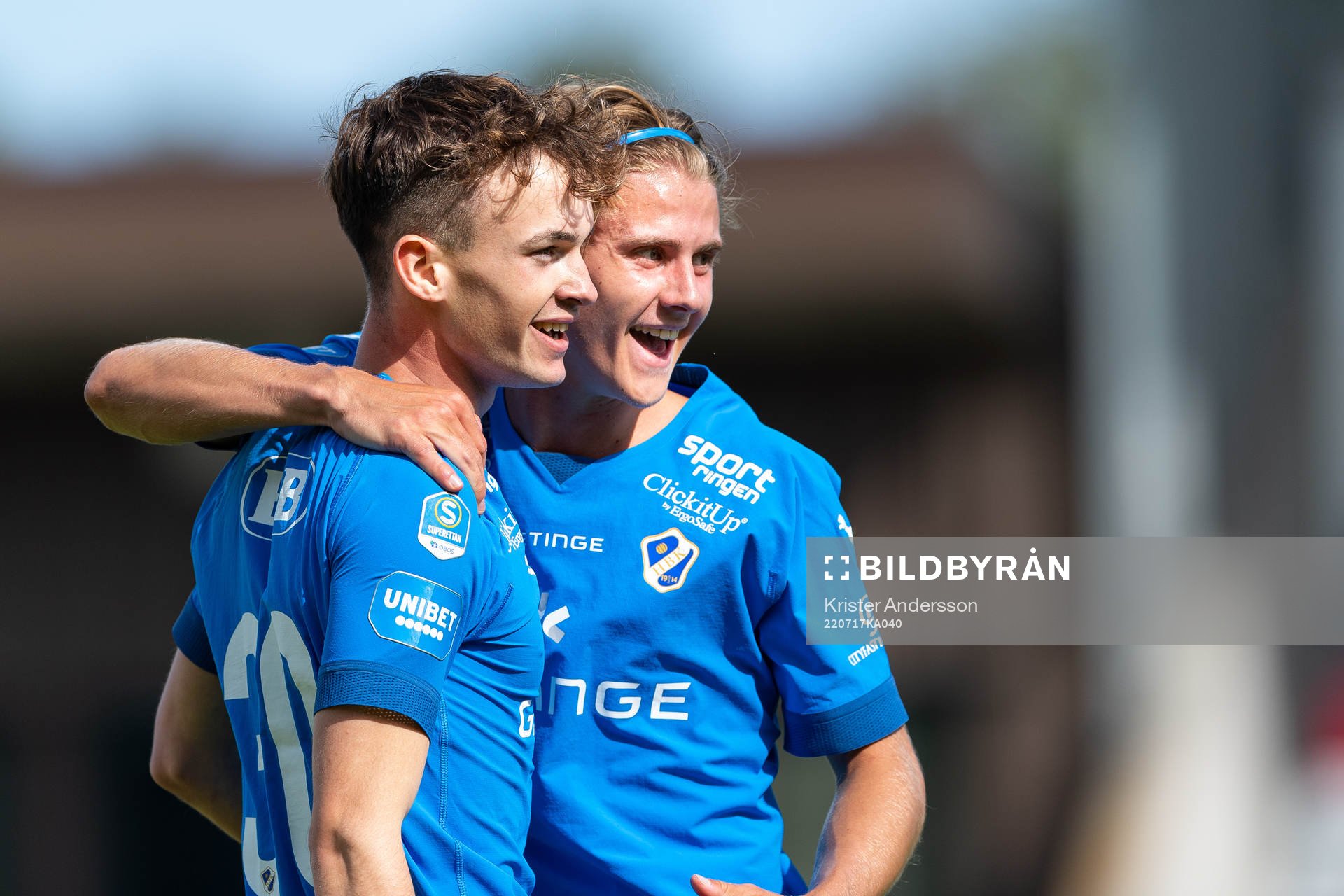 Halmstads Alexander Johansson jublar