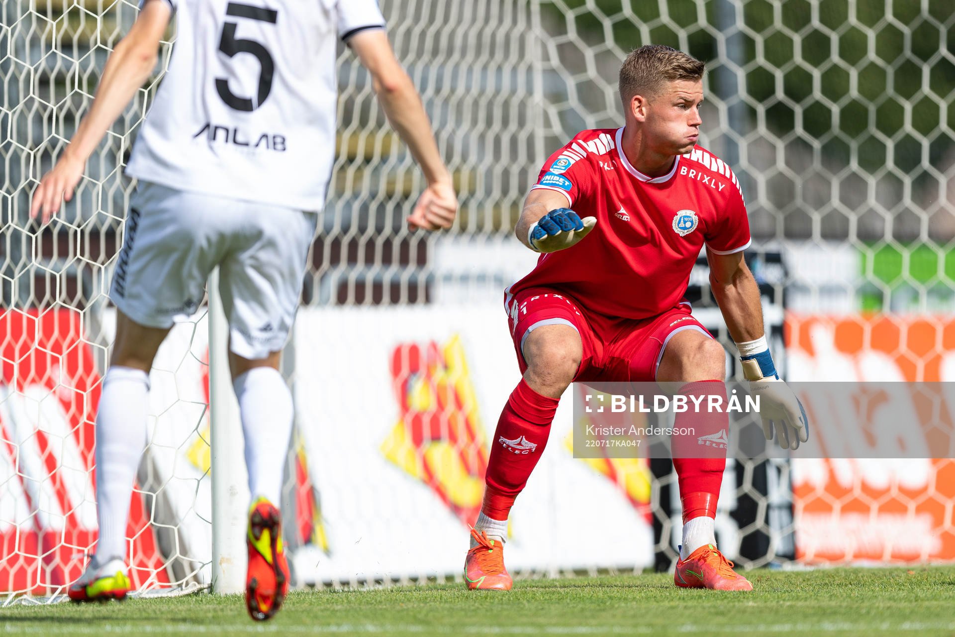 Utsiktens målvakt Johan Brattberg