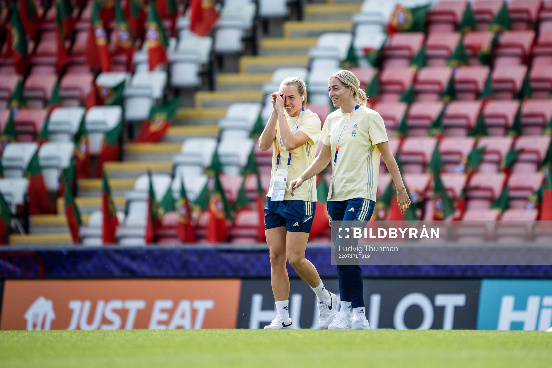 Magdalena Eriksson and Linda Sembrant of Sweden