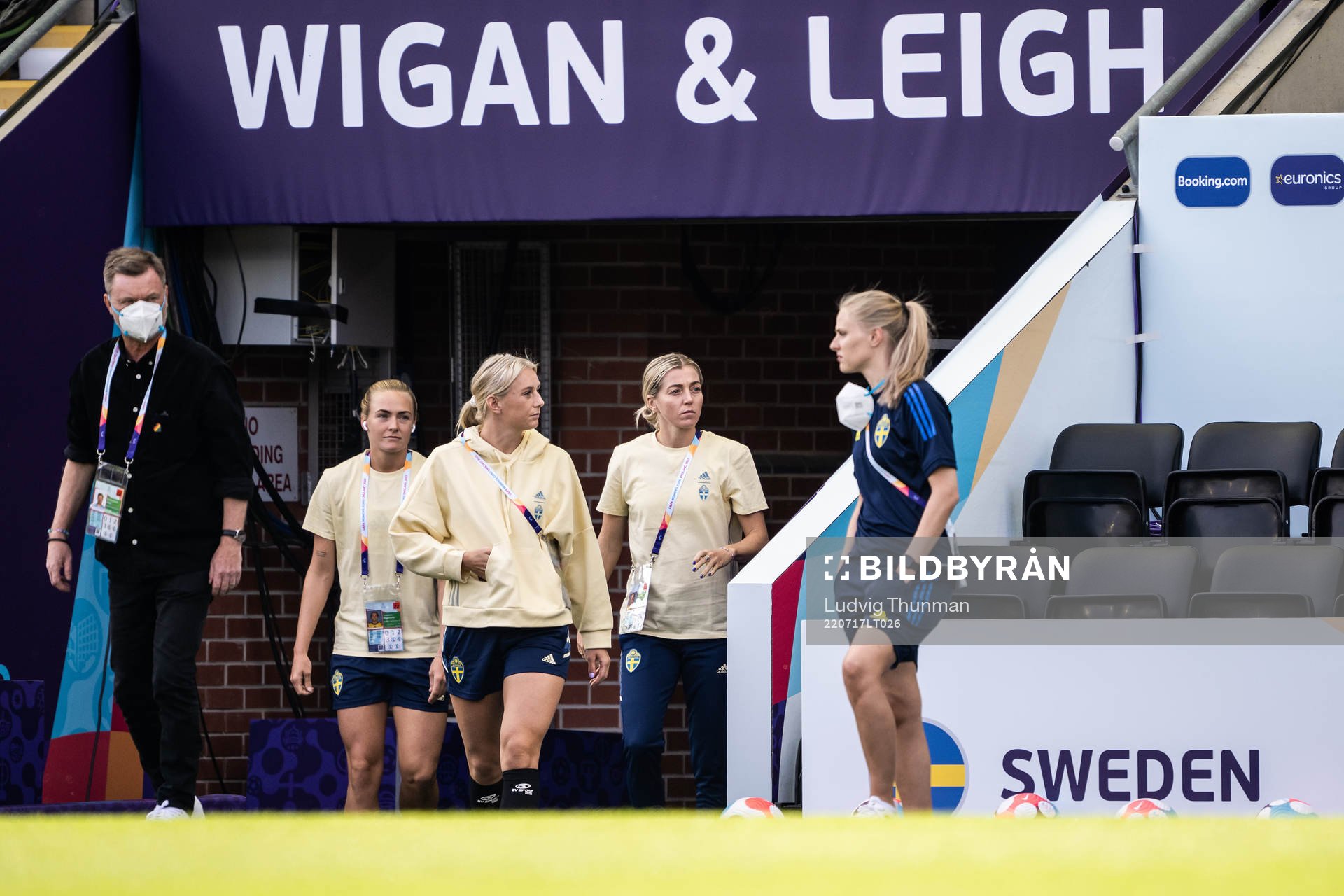 Peter Gerhardsson, head coach, Magdalena Eriksson, Stina