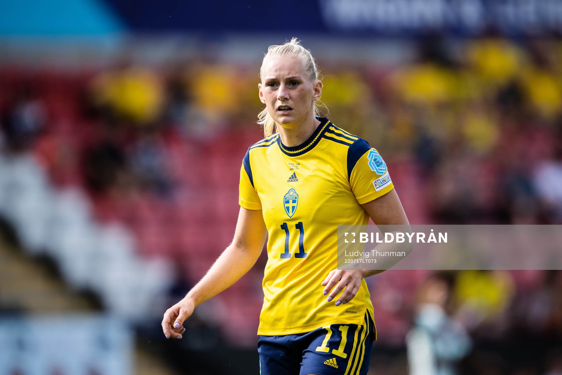 Stina Blackstenius of Sweden