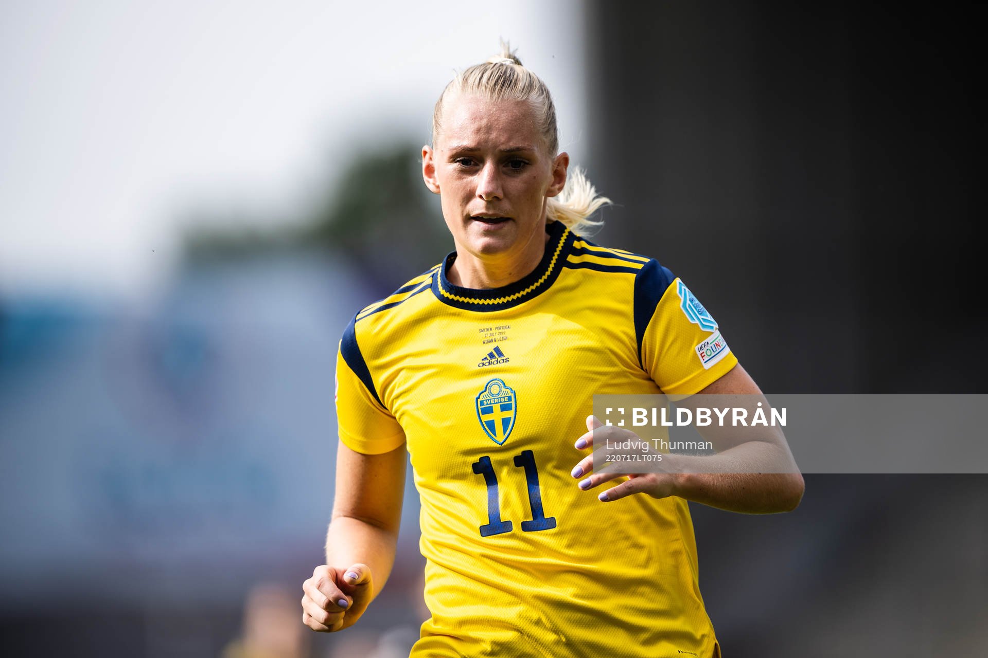 Stina Blackstenius of Sweden