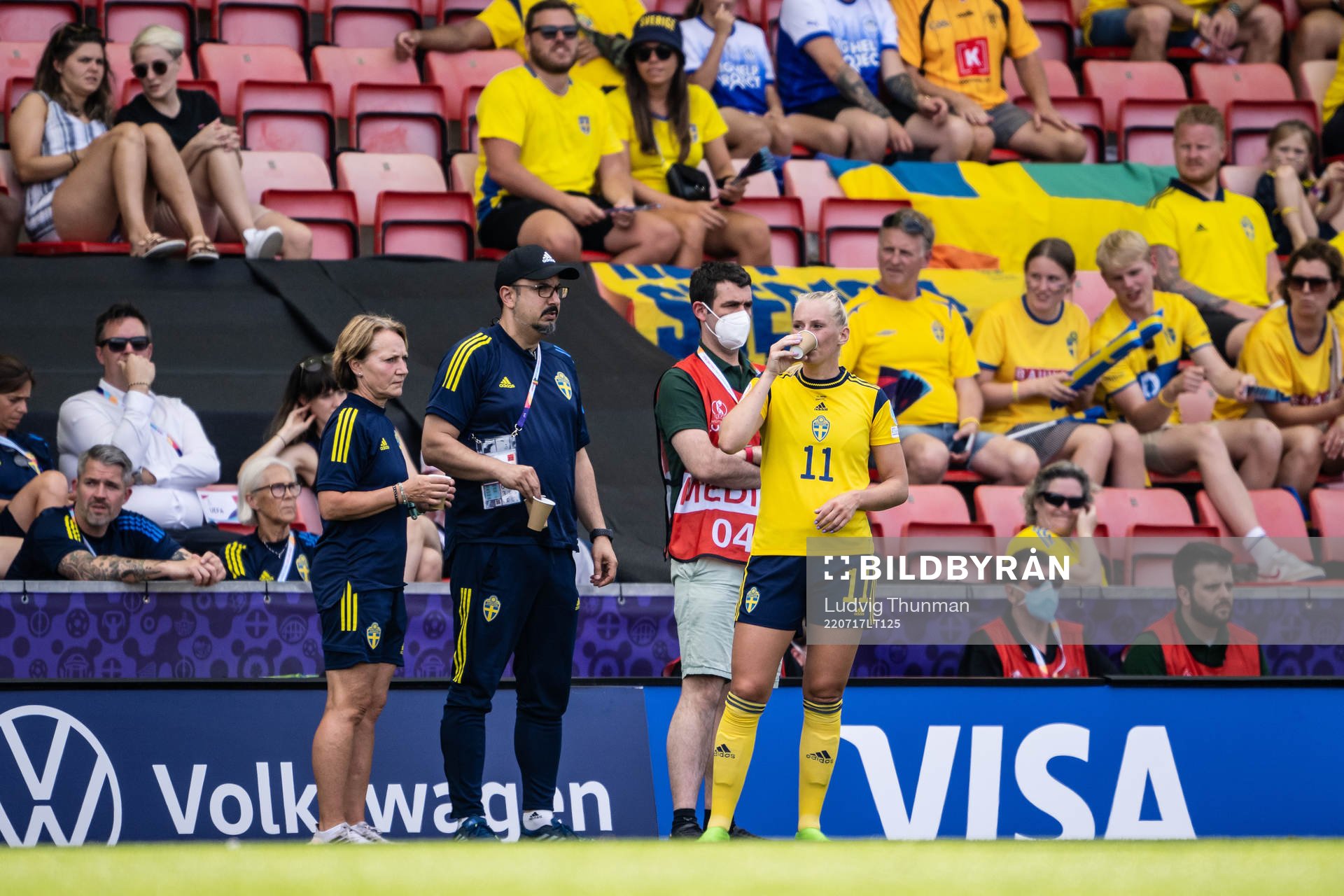 Stina Blackstenius of Sweden