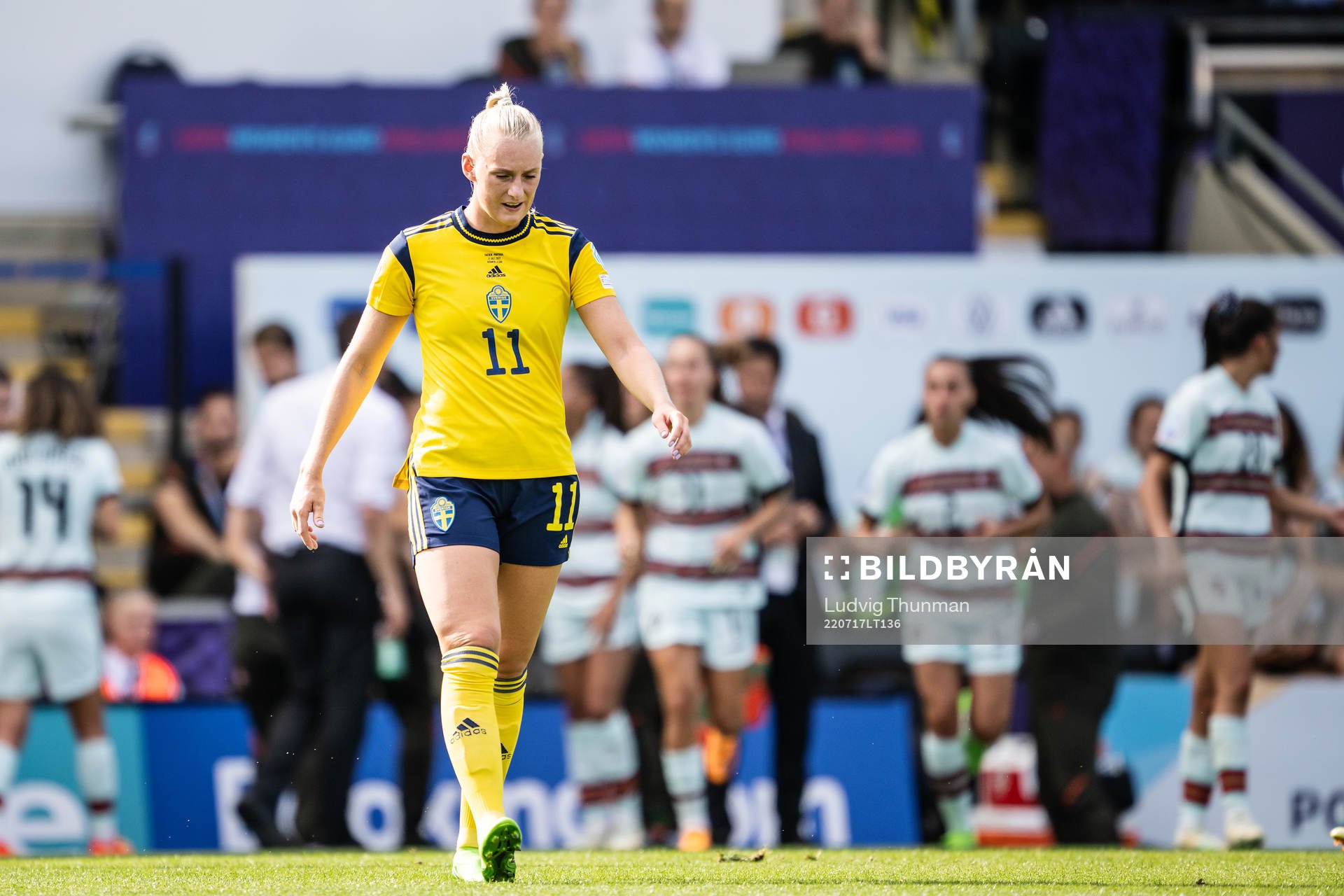 Stina Blackstenius of Sweden