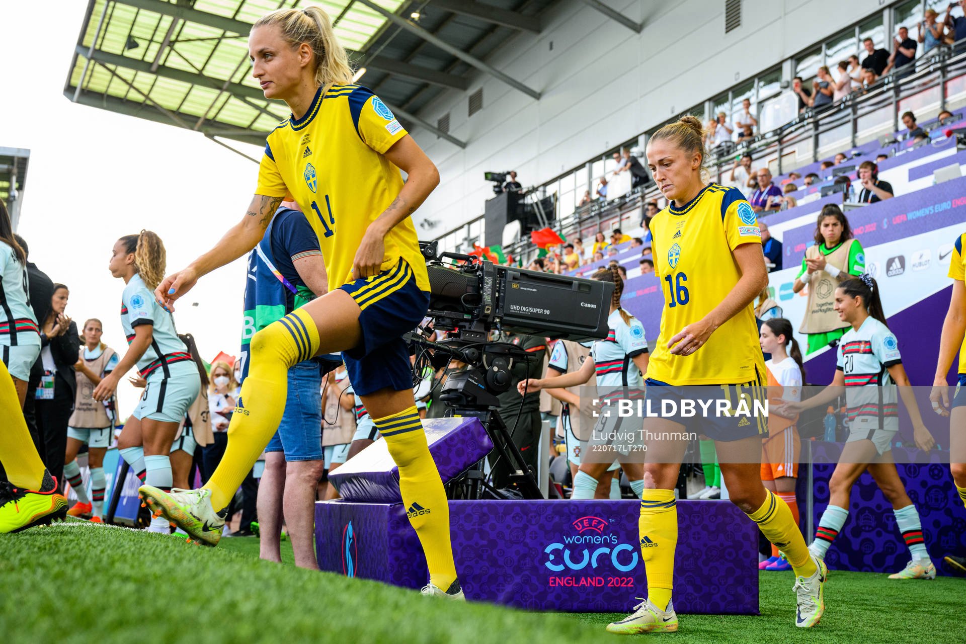 Nathalie Björn and Filippa Angeldahl of Sweden