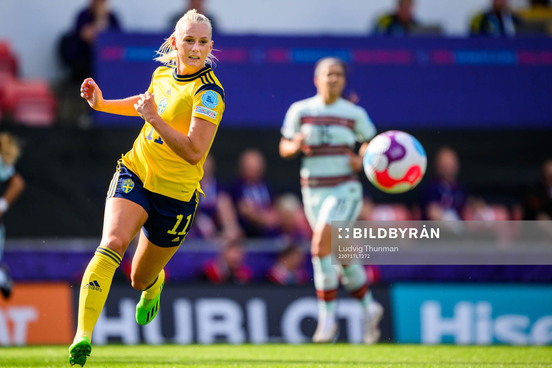 Stina Blackstenius of Sweden