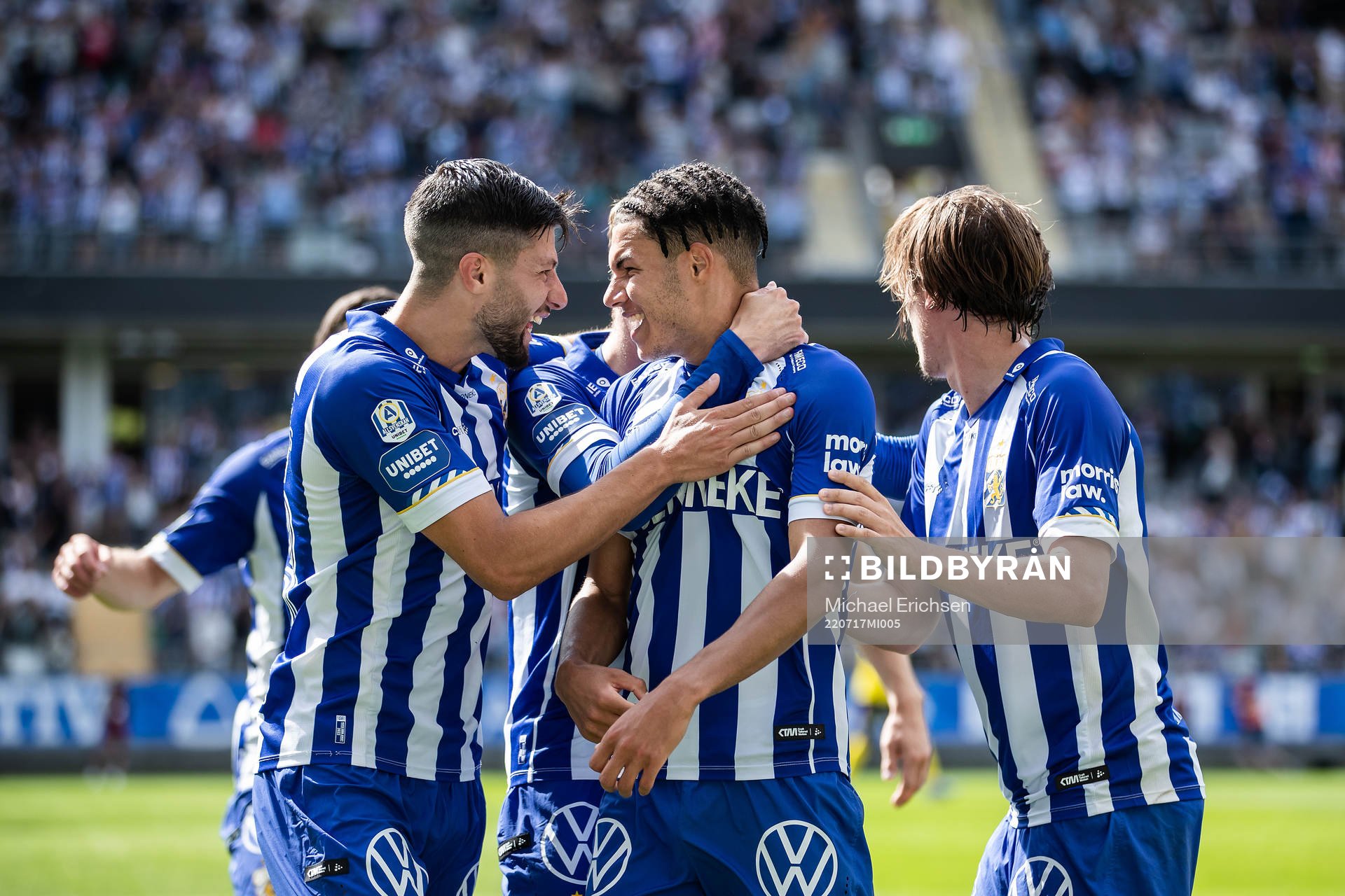 IFK Göteborgs Alexander Jallow jublar eter 1-0
