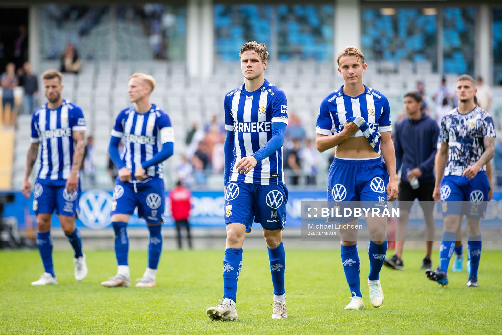 IFK Göteborgs Gustaf Norlin och Linus Carlstrand deppar
