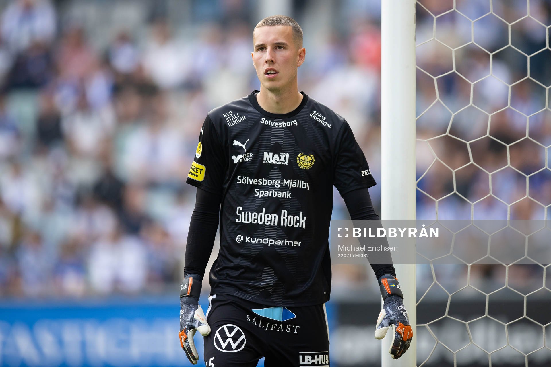 Mjällbys målvakt Samuel Brolin