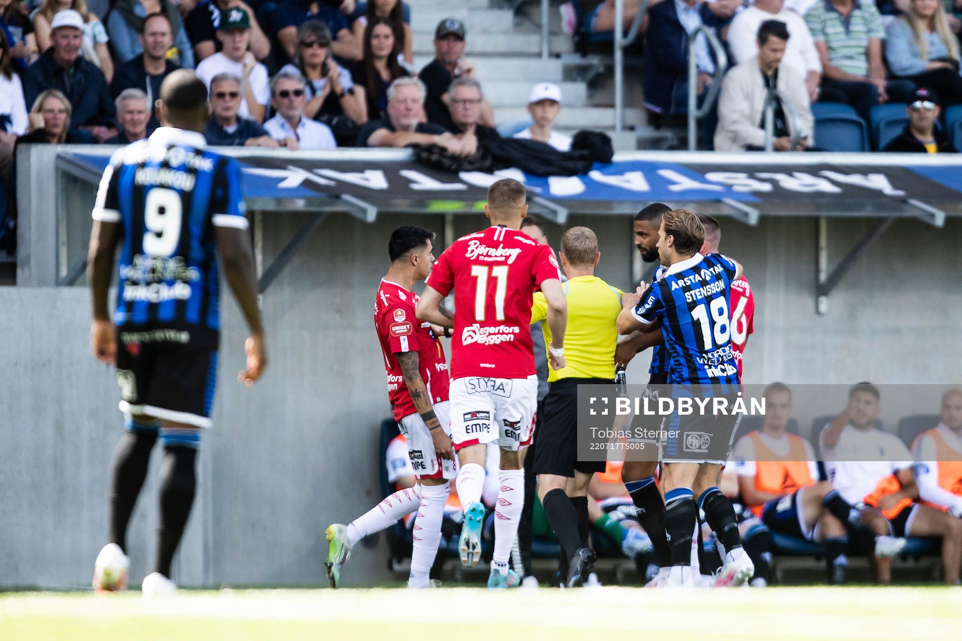 Degerfors Diego Campos och Sirius Kristopher Da Graca