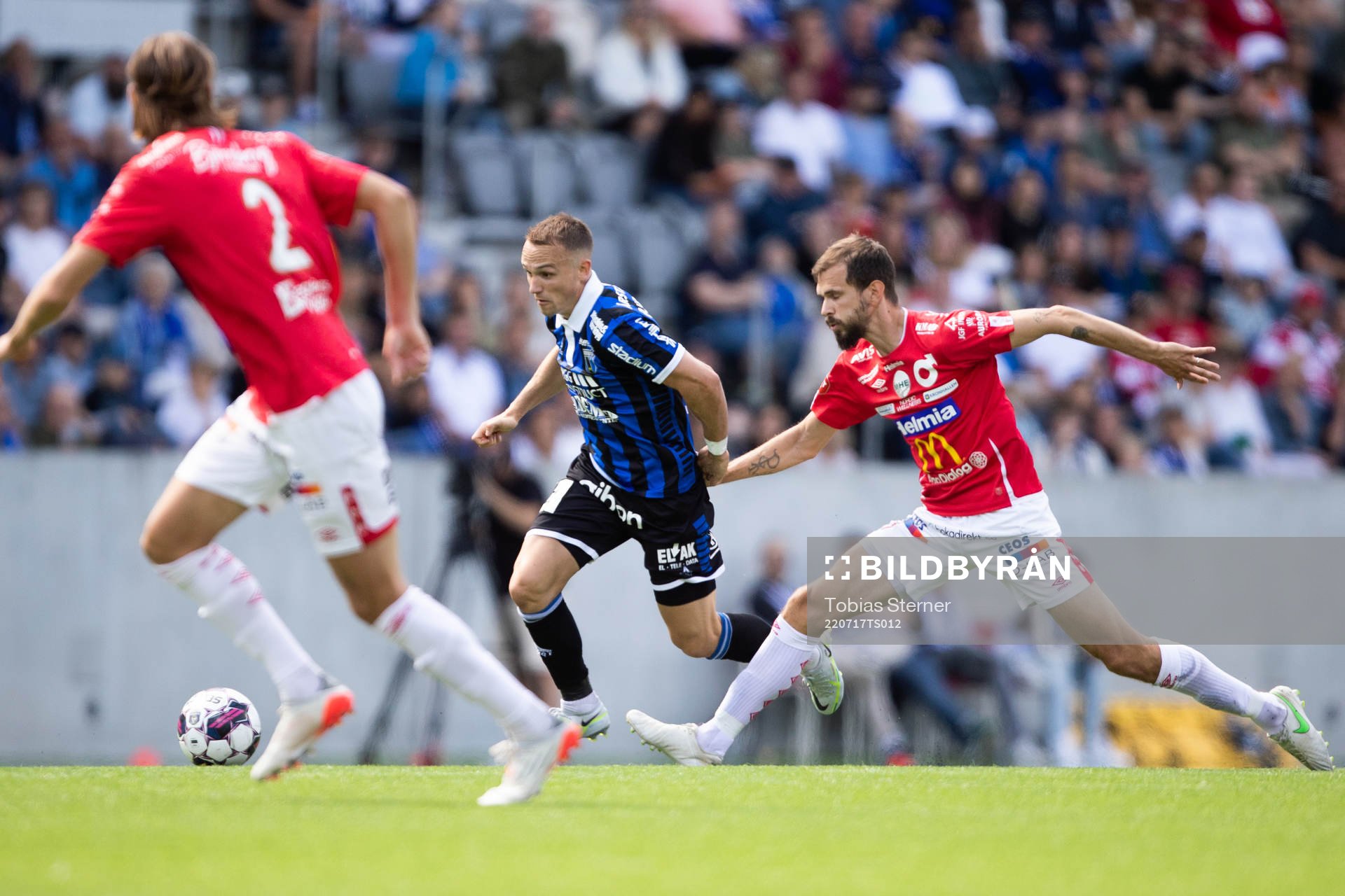 Sirius Aron Bjarnason och Degerfors Christos Gravius