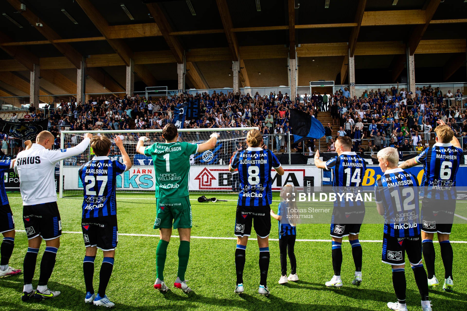 Sirius spelare jublar