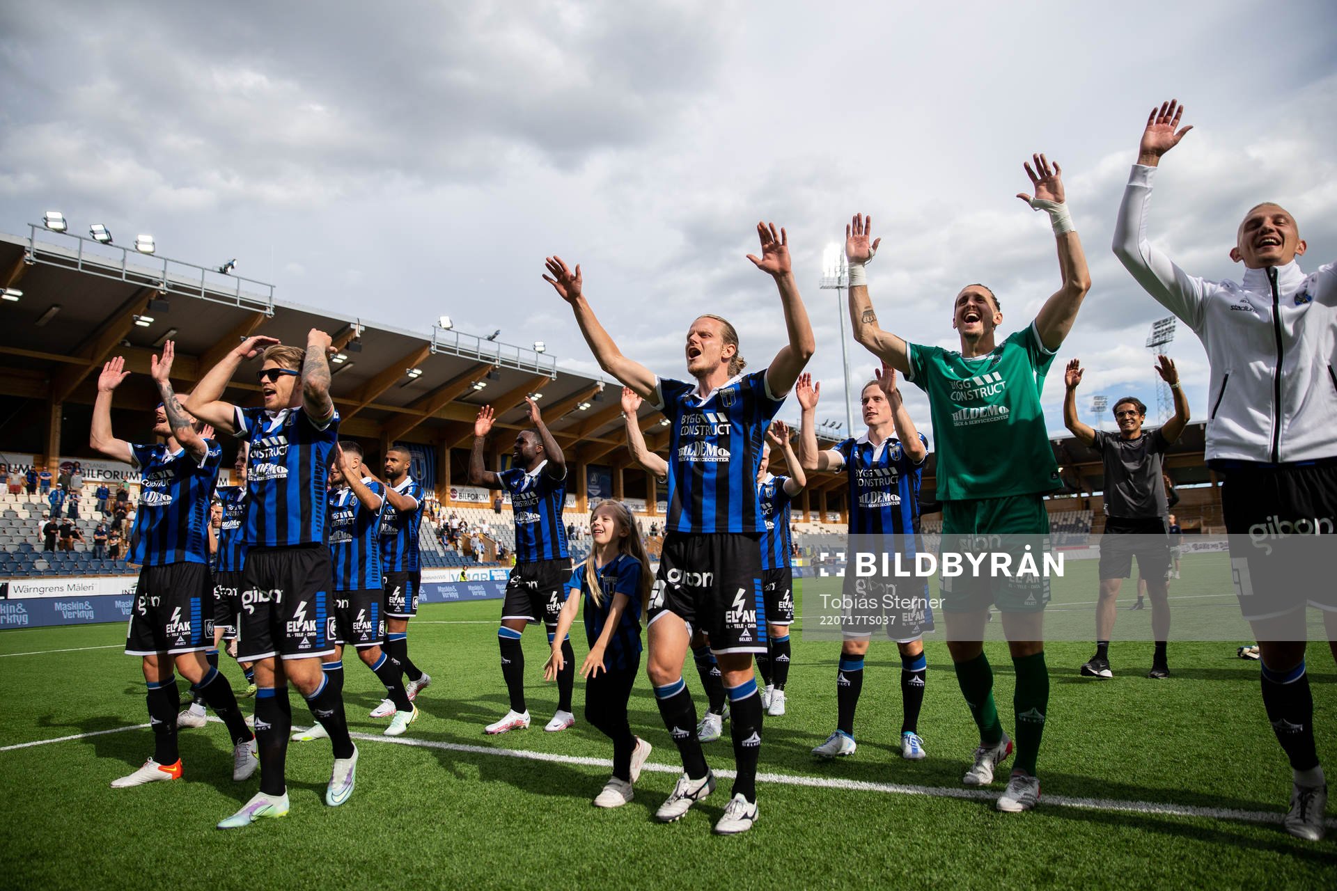 Sirius spelare jublar