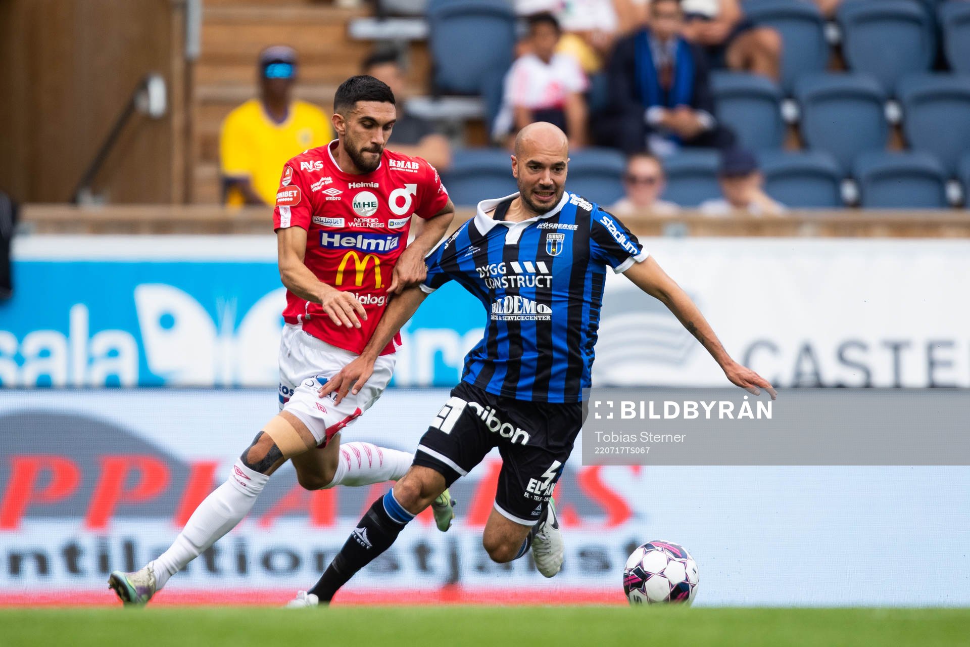 Degerfors Dijan Vukojevic och Sirius Karl Larson