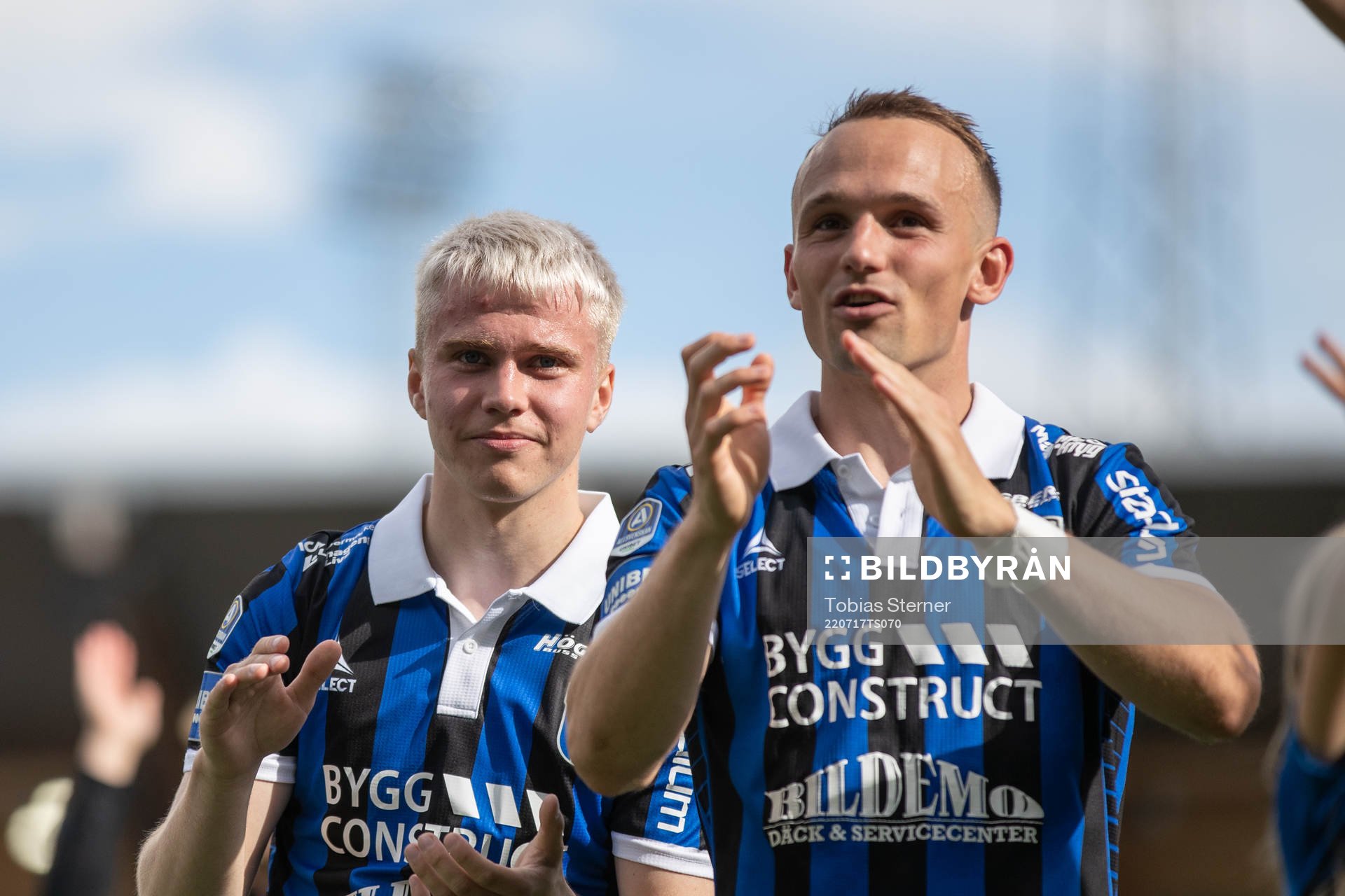 Sirius Oli Valur Omarsson och Aron Bjarnason