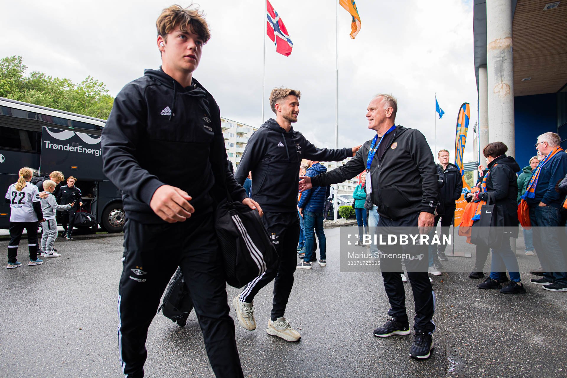 Vebjørn Alvestad Hoff of Rosenborg arrives
