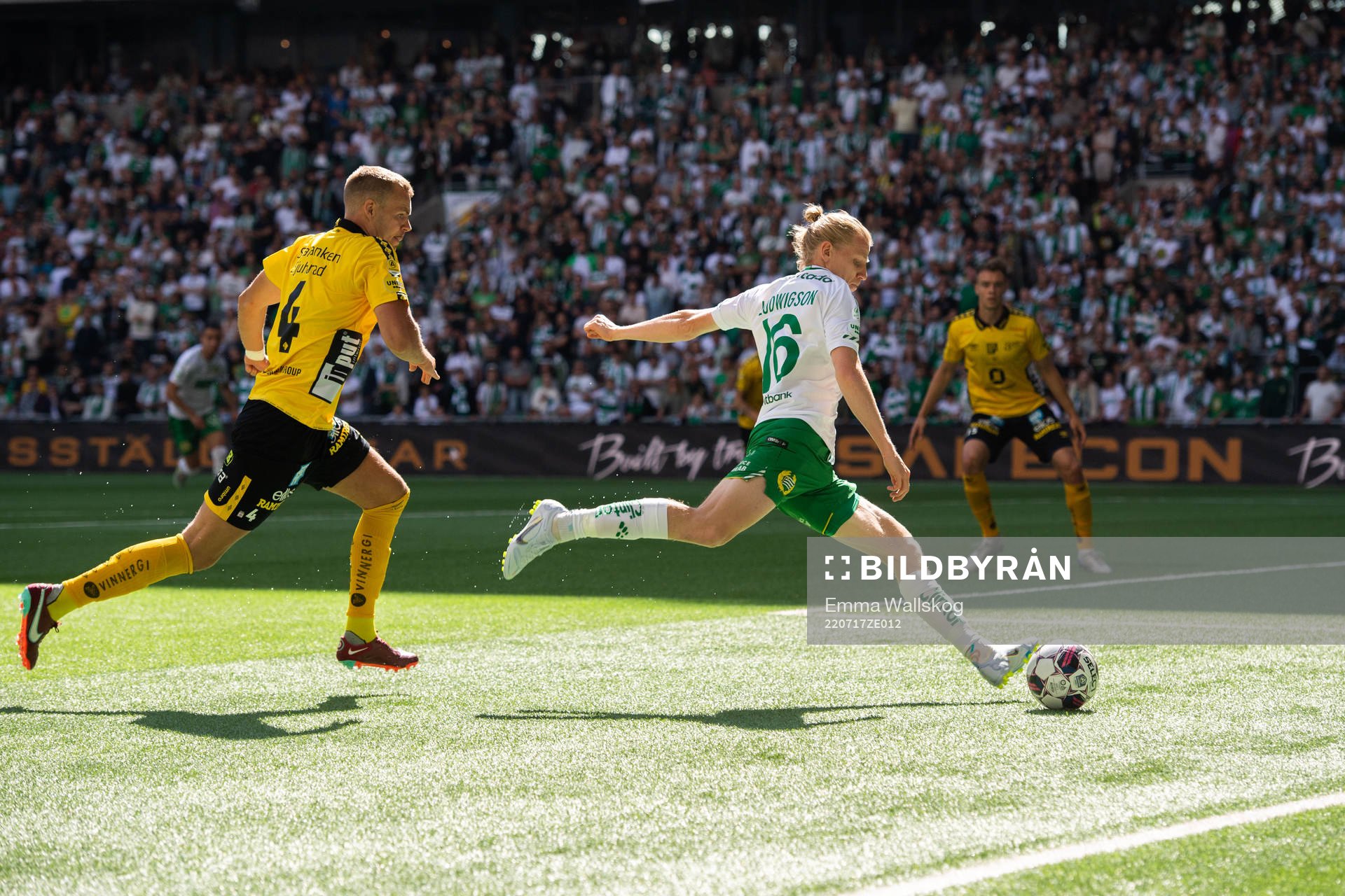 Elfsborgs Gustav Henriksson och Hammarbys Gustav Ludwigson