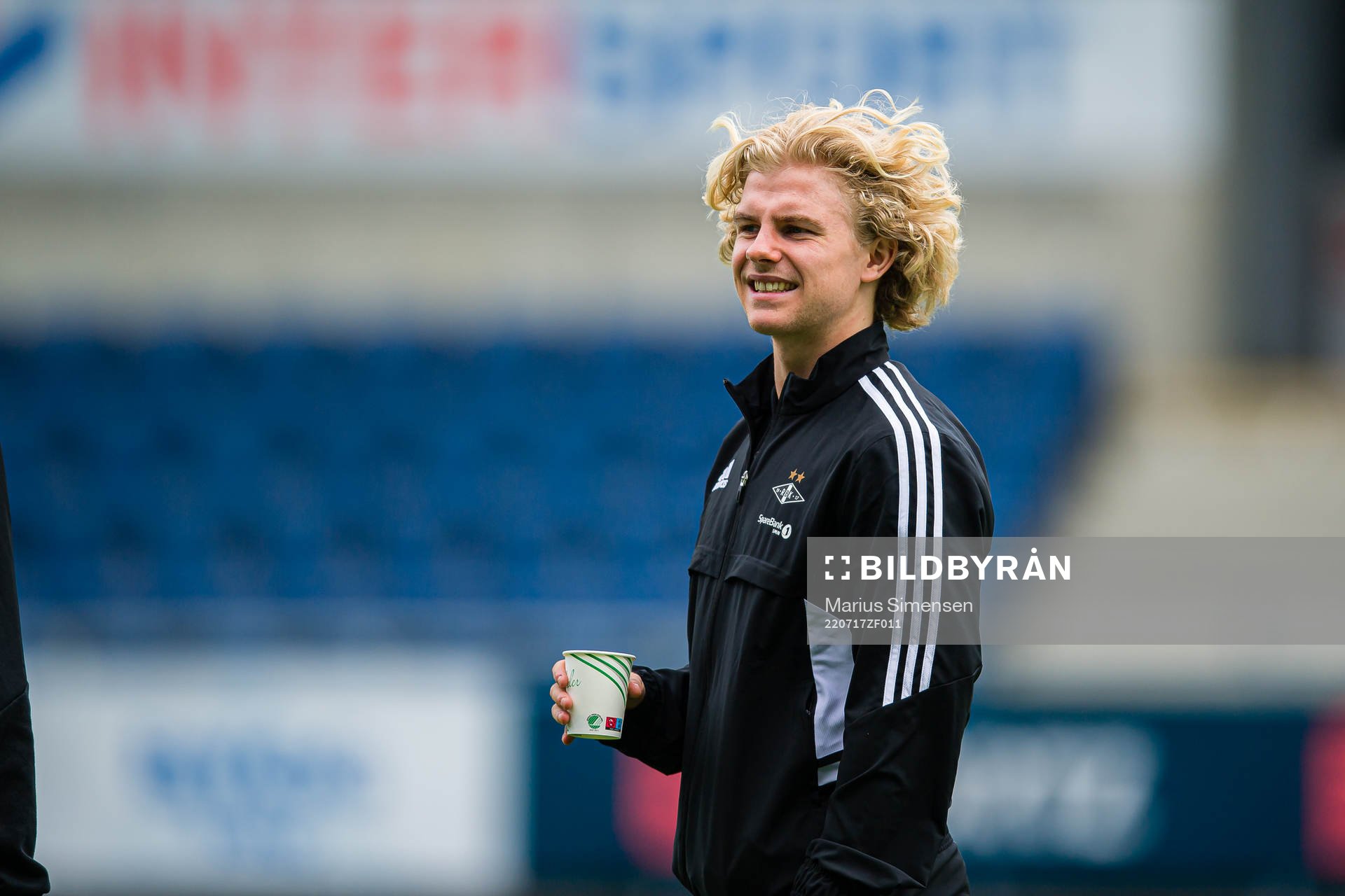 Edvard Sandvik Tagseth of Rosenborg ahead of the Eliteserien match between Aalesund and Rosenborg on July 17, 2022 in Ålesund.