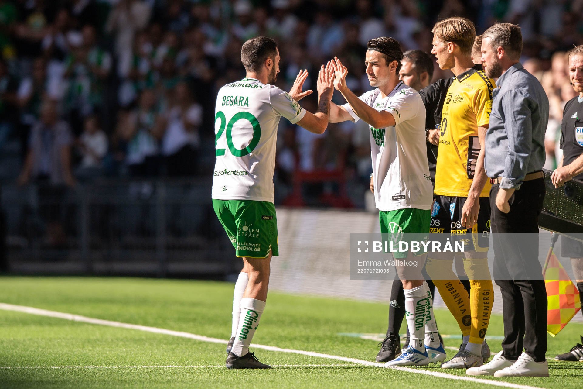 Hammarbys Nahir Besara byts ut för David Concha Salas