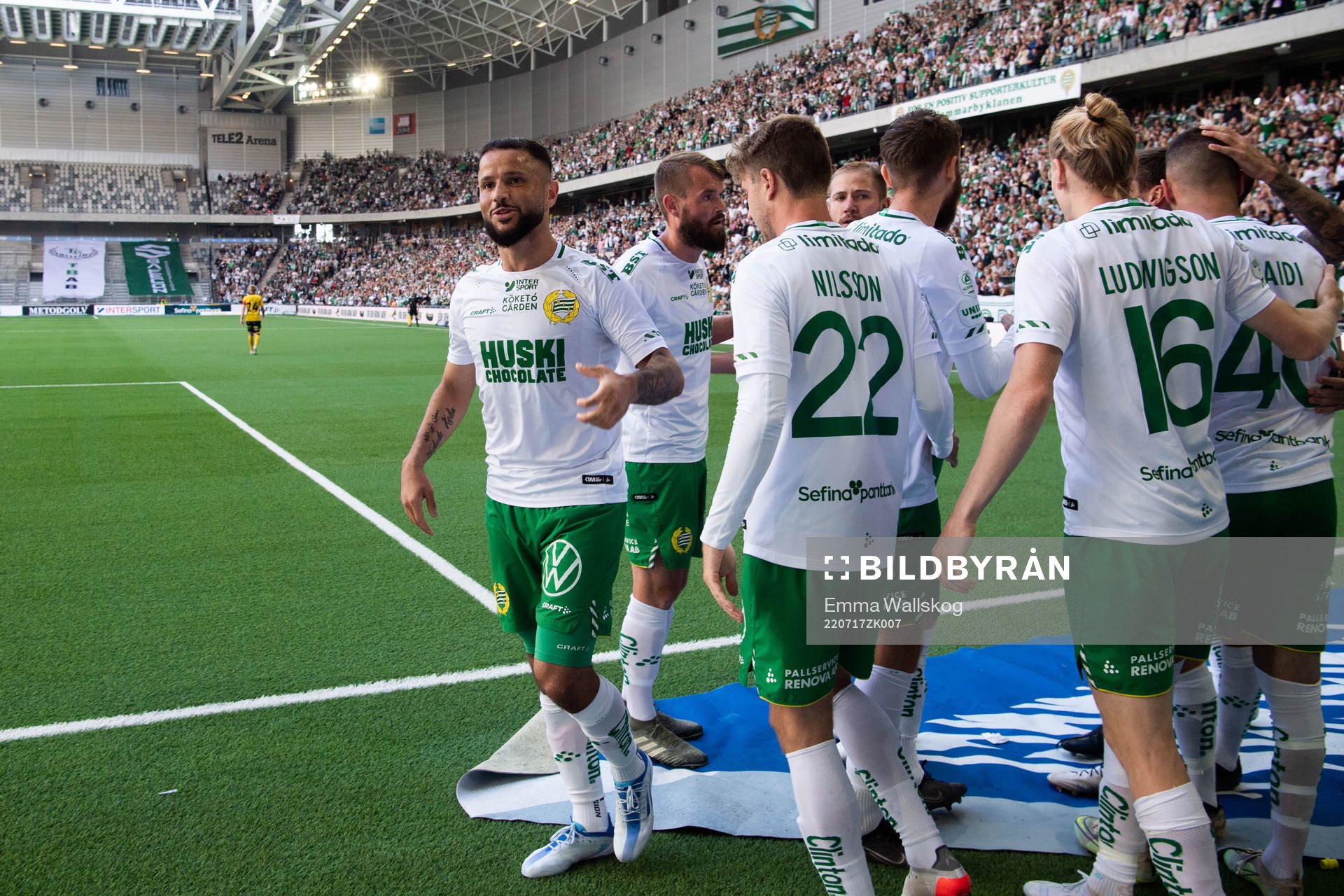 Hammarbys Mohanad Jeahze jublar