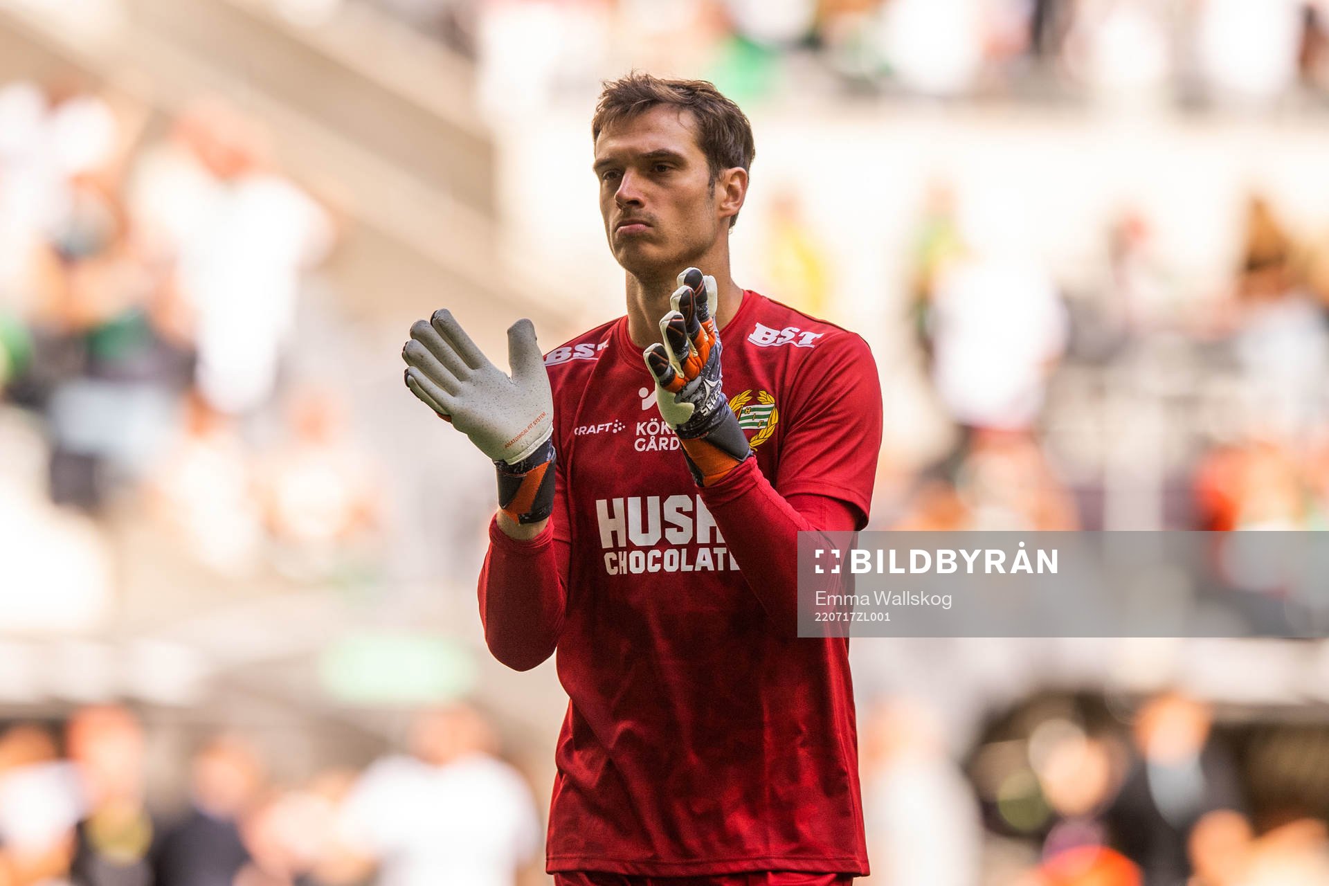 Hammarbys målvakt Davor Blazevic jublar