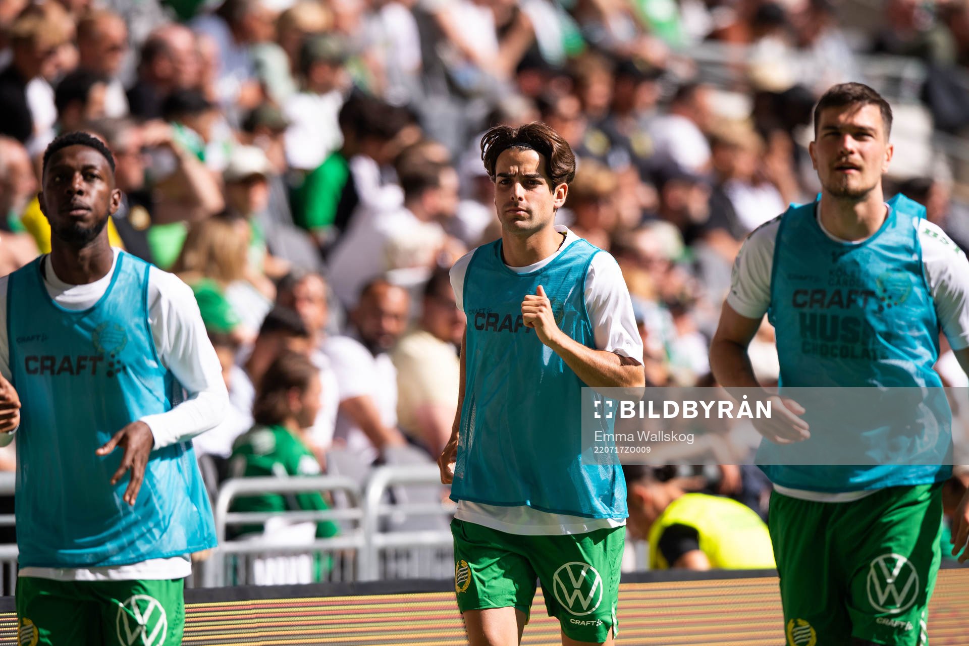 Hammarbys Shaquille Pinas, David Concha Salas och Pavle