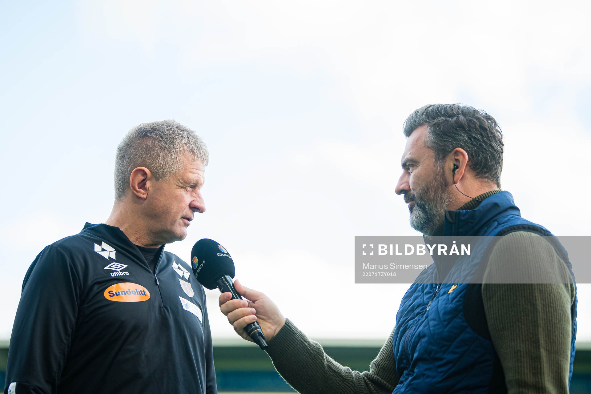 Lars Arne Nilsen, head coach of Aalesund, and Vegard