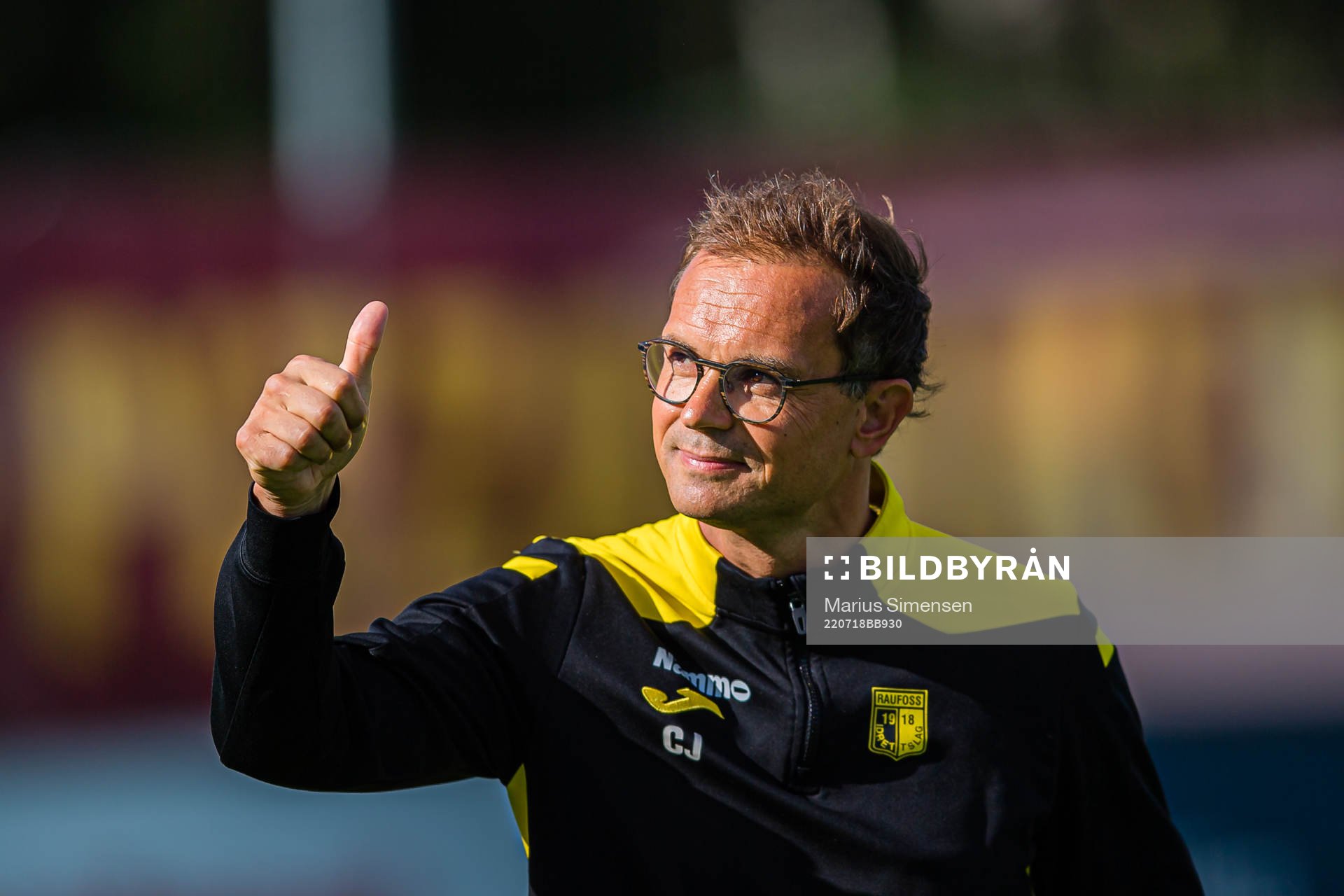Christian Johnsen, head coach of Raufoss