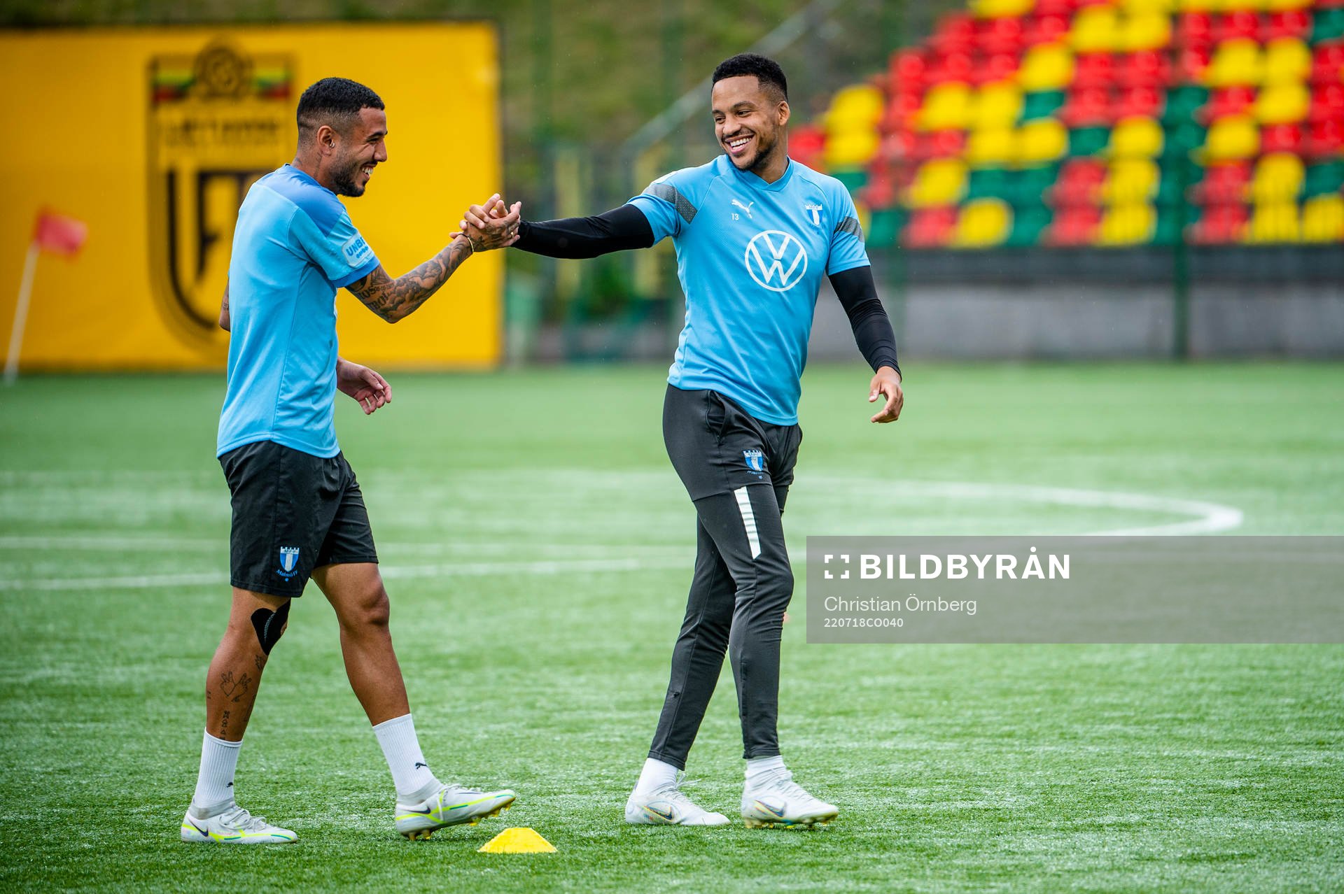 Sergio Pena and Martin Olsson