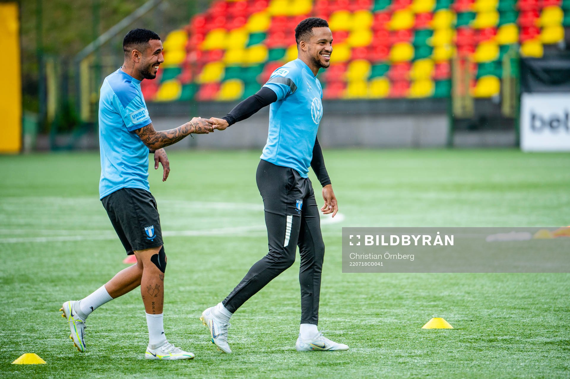 Sergio Pena and Martin Olsson