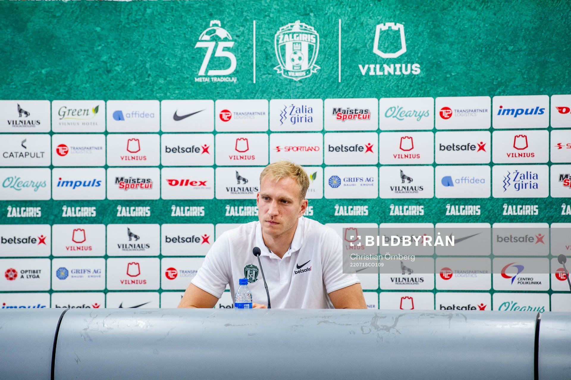 Goalkeeper Edvinas Gertmonas