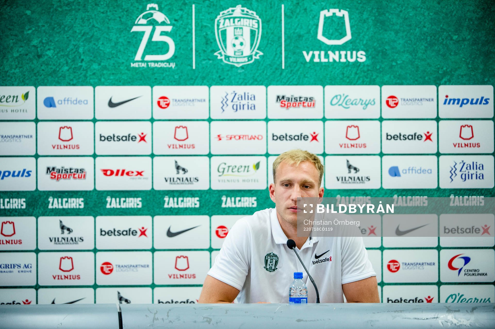 Goalkeeper Edvinas Gertmonas