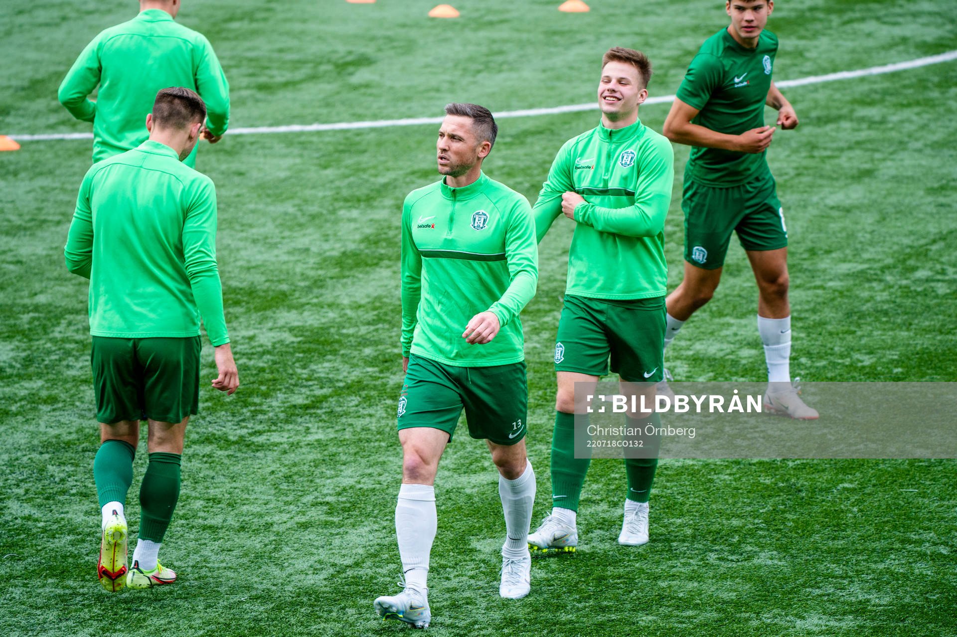 Saulius Mikoliūnas during a training session with FK Zalgiris on July 18, 2022 in Vilnius. 