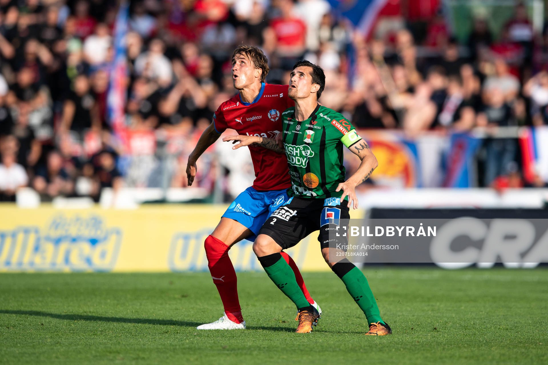 Varbergs Jon Birkfeldt och Helsingborgs Thomas Rogne