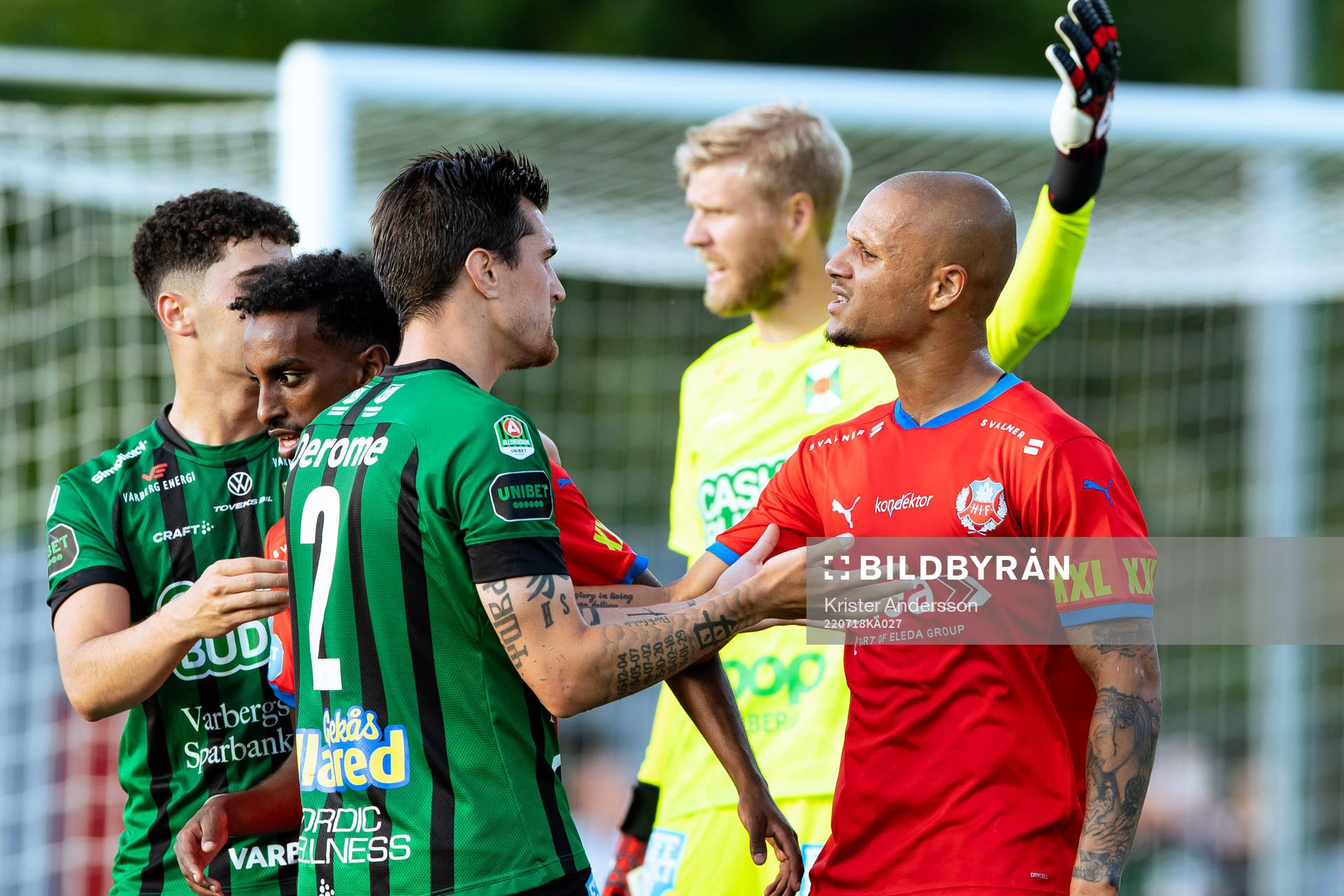 Varbergs Jon Birkfeldt och Helsingborgs Anthony van